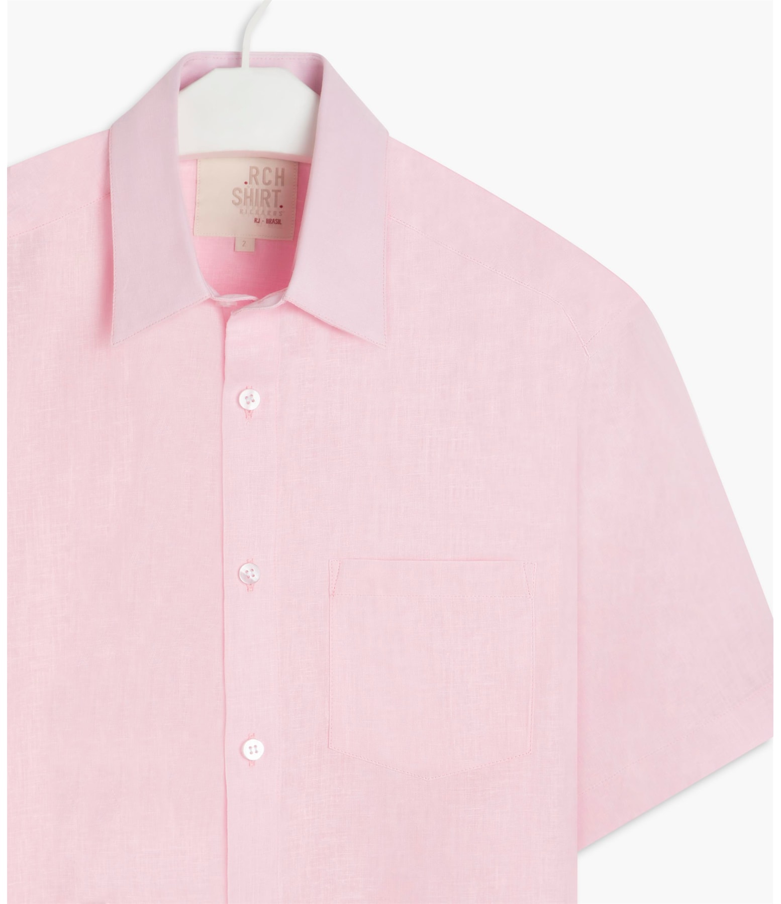 Camisa Linho  Telin Uni Mc Rosa Velho