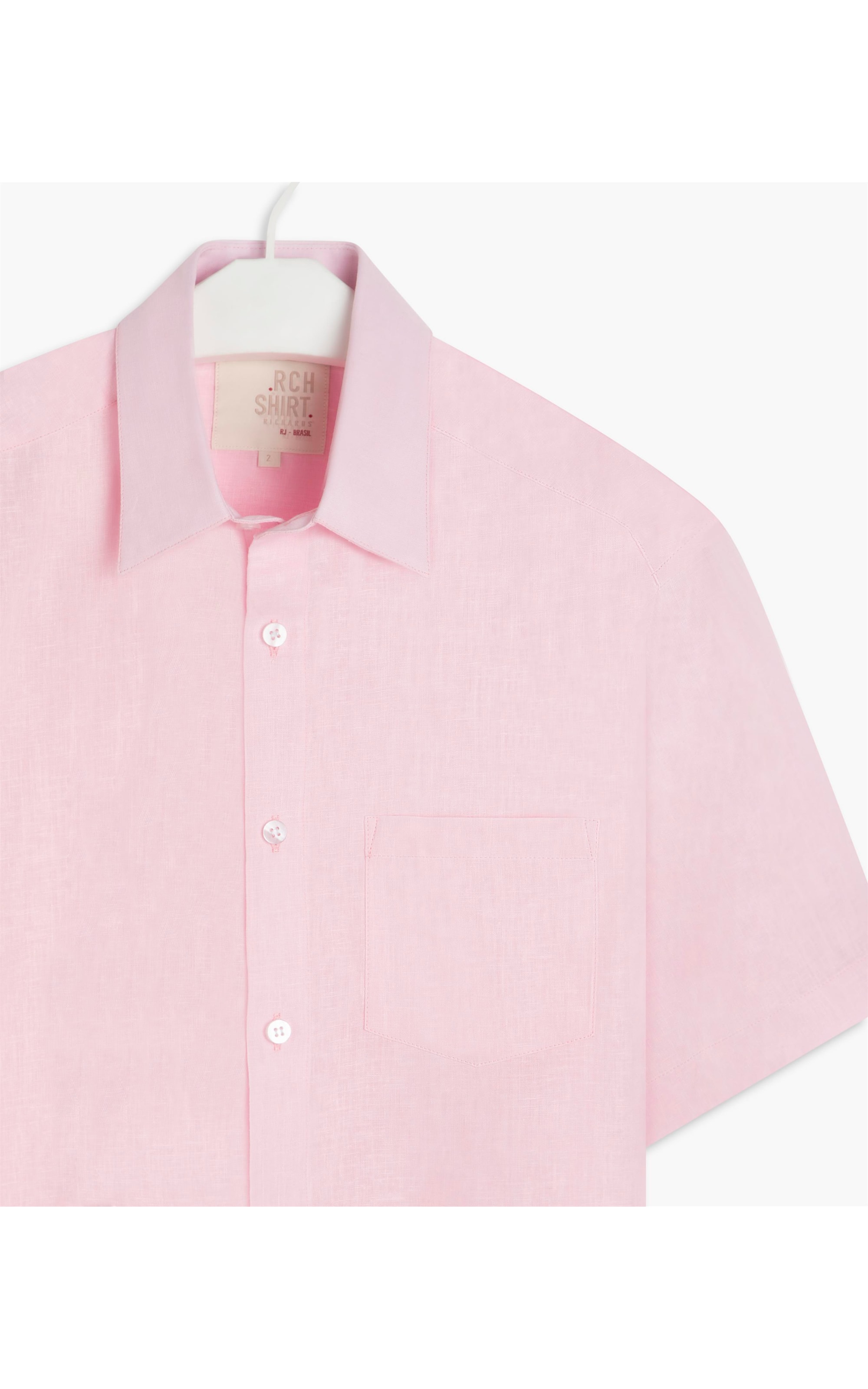 Camisa Linho  Telin Uni Mc Rosa Velho