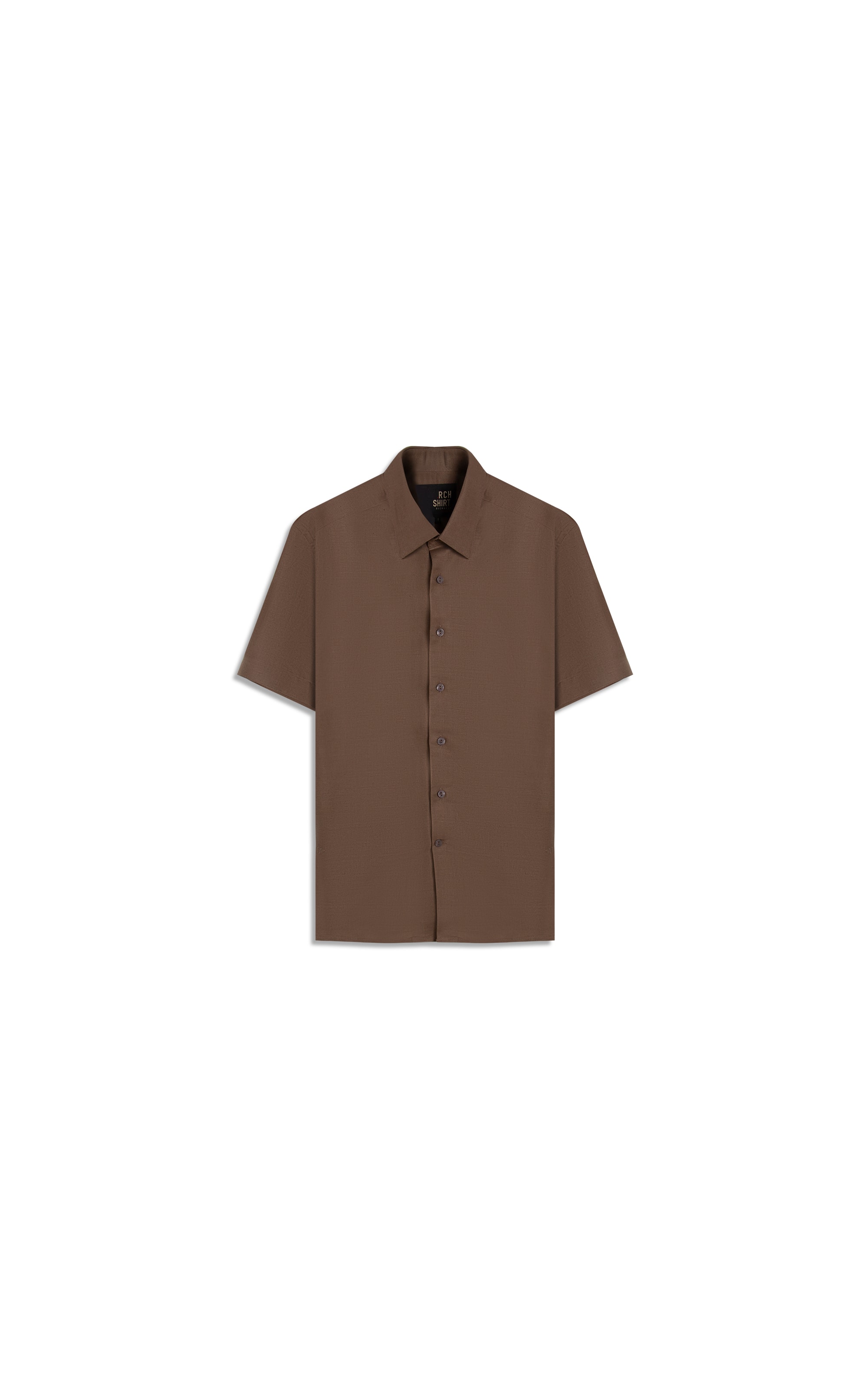 Camisa Linho  Telin Uni Mc Tabaco