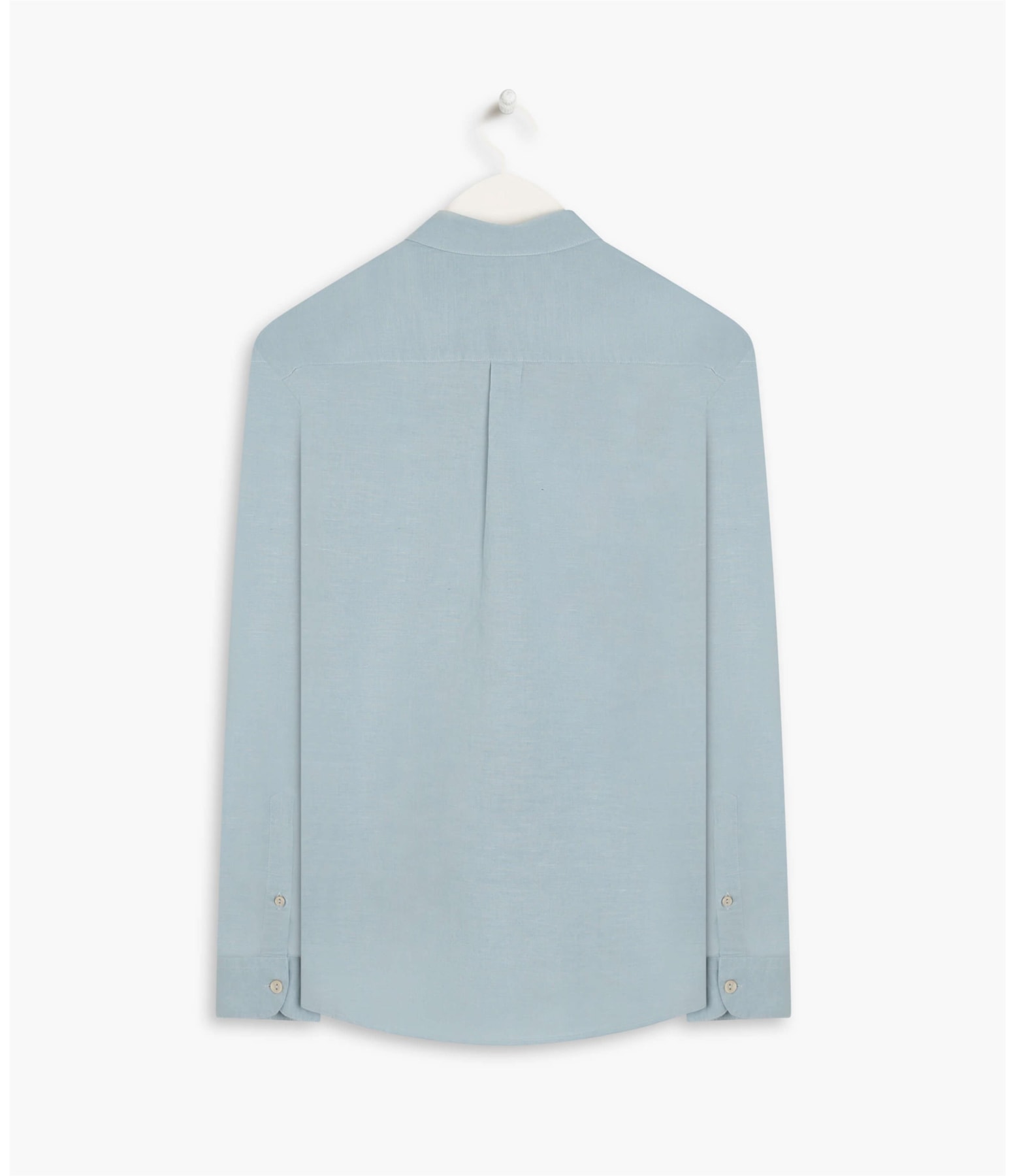Camisa Linho  Telin Uni Ml Azul Claro
