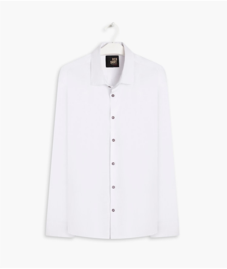 Camisa Linho  Telin Uni Ml Branco