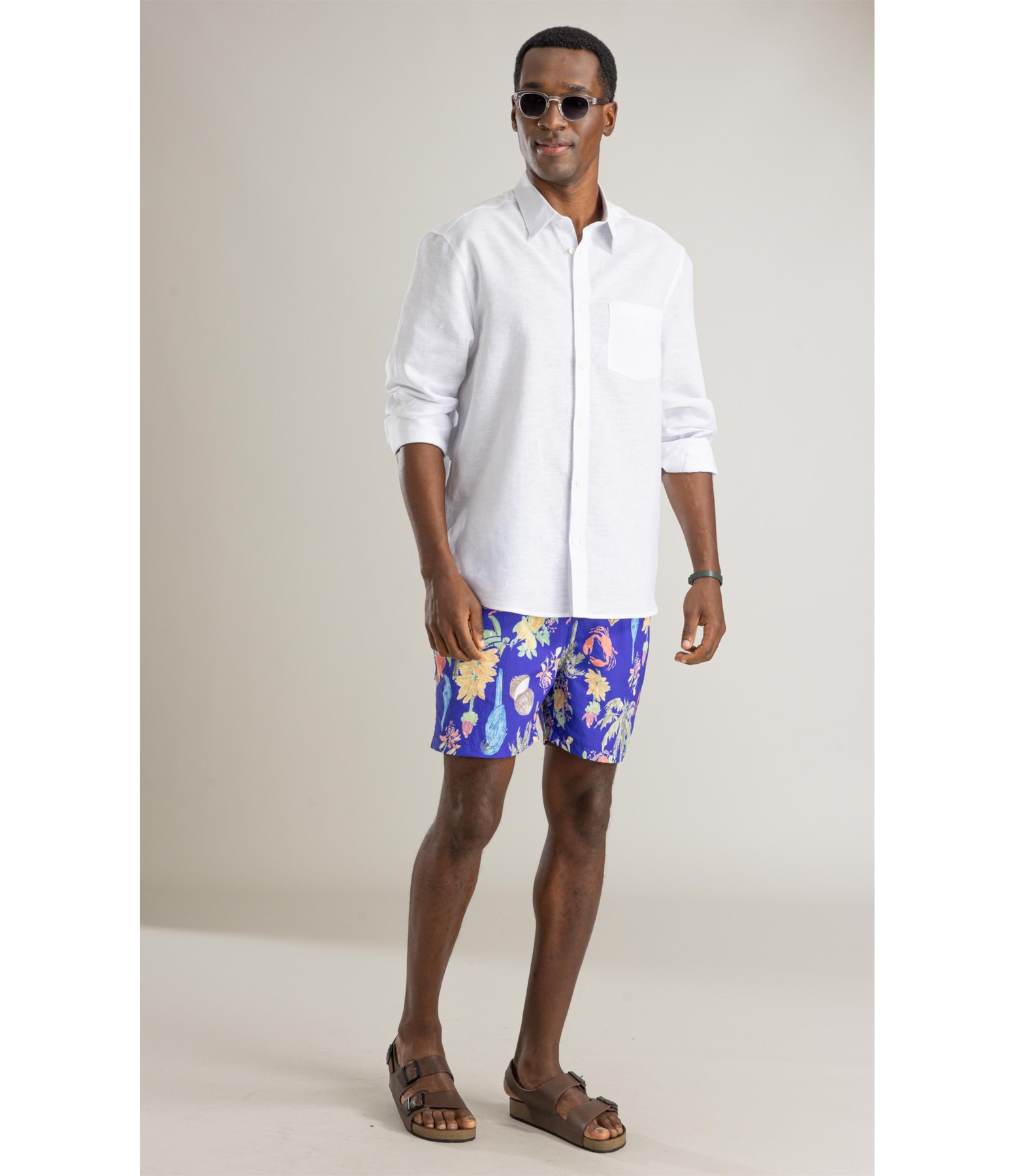 Camisa Linho  Telin Uni Ml Branco
