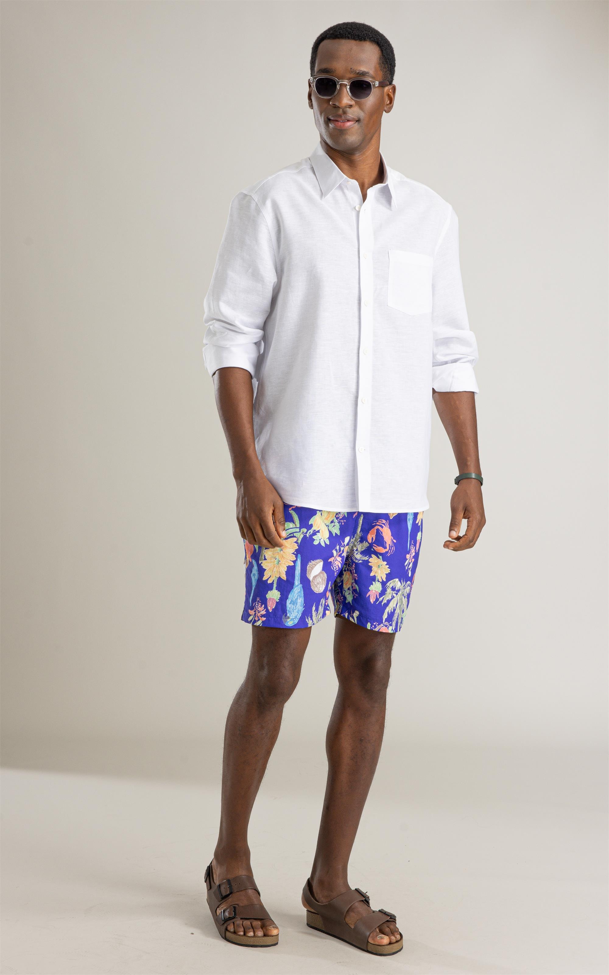 Camisa Linho  Telin Uni Ml Branco