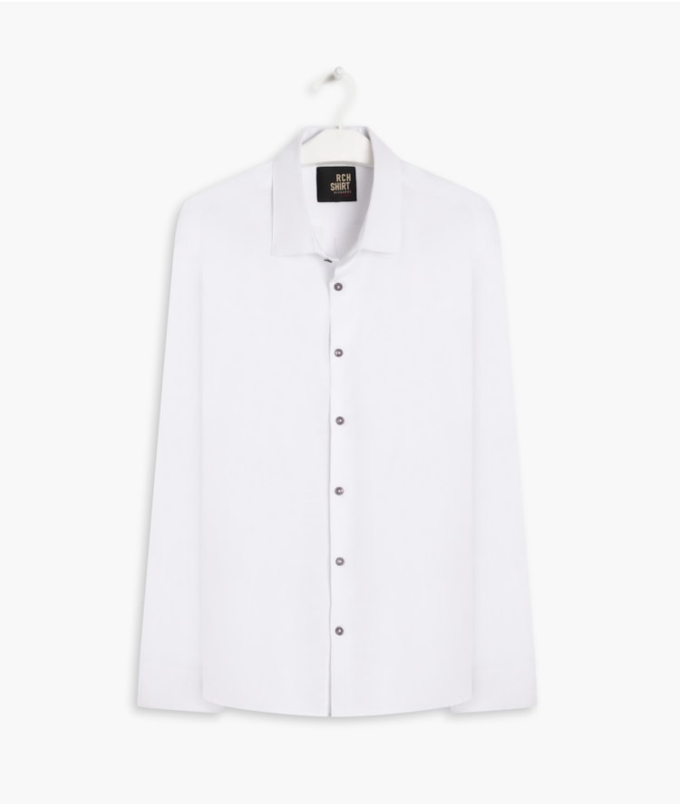 Camisa Linho  Telin Uni Ml Branco