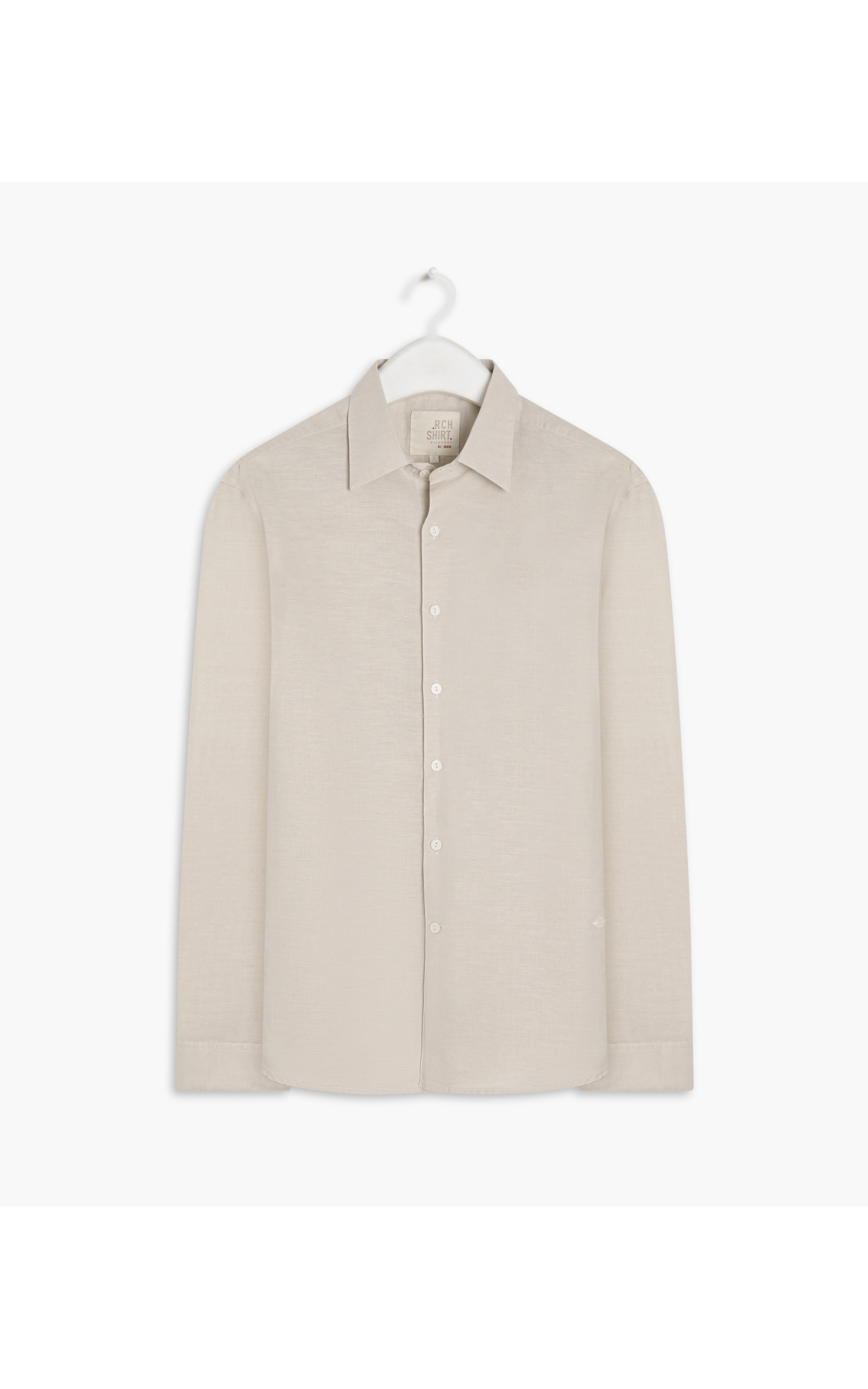 Camisa Linho  Telin Uni Ml Gelo