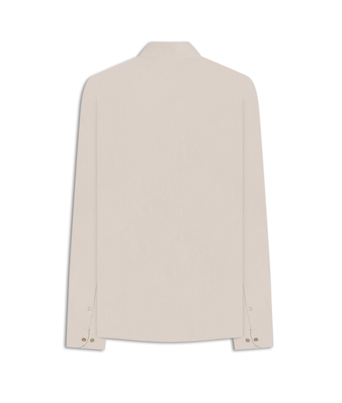 Camisa Linho  Telin Uni Ml Gelo