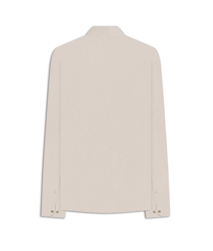 Camisa Linho  Telin Uni Ml Gelo
