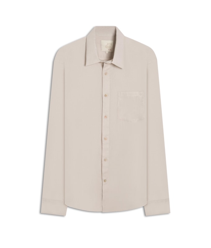 Camisa Linho  Telin Uni Ml Gelo