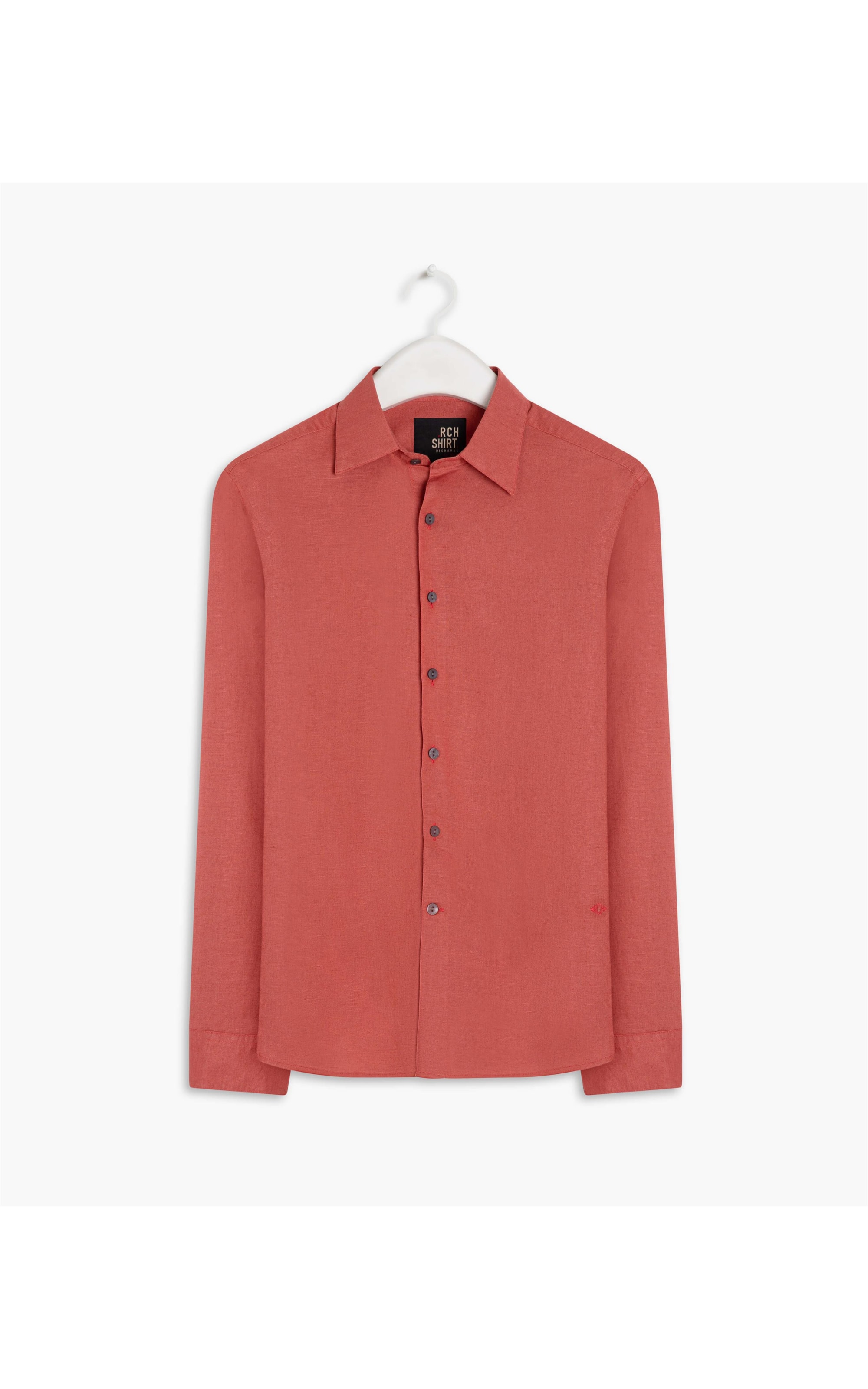 Camisa Linho  Telin Uni Ml Goiaba