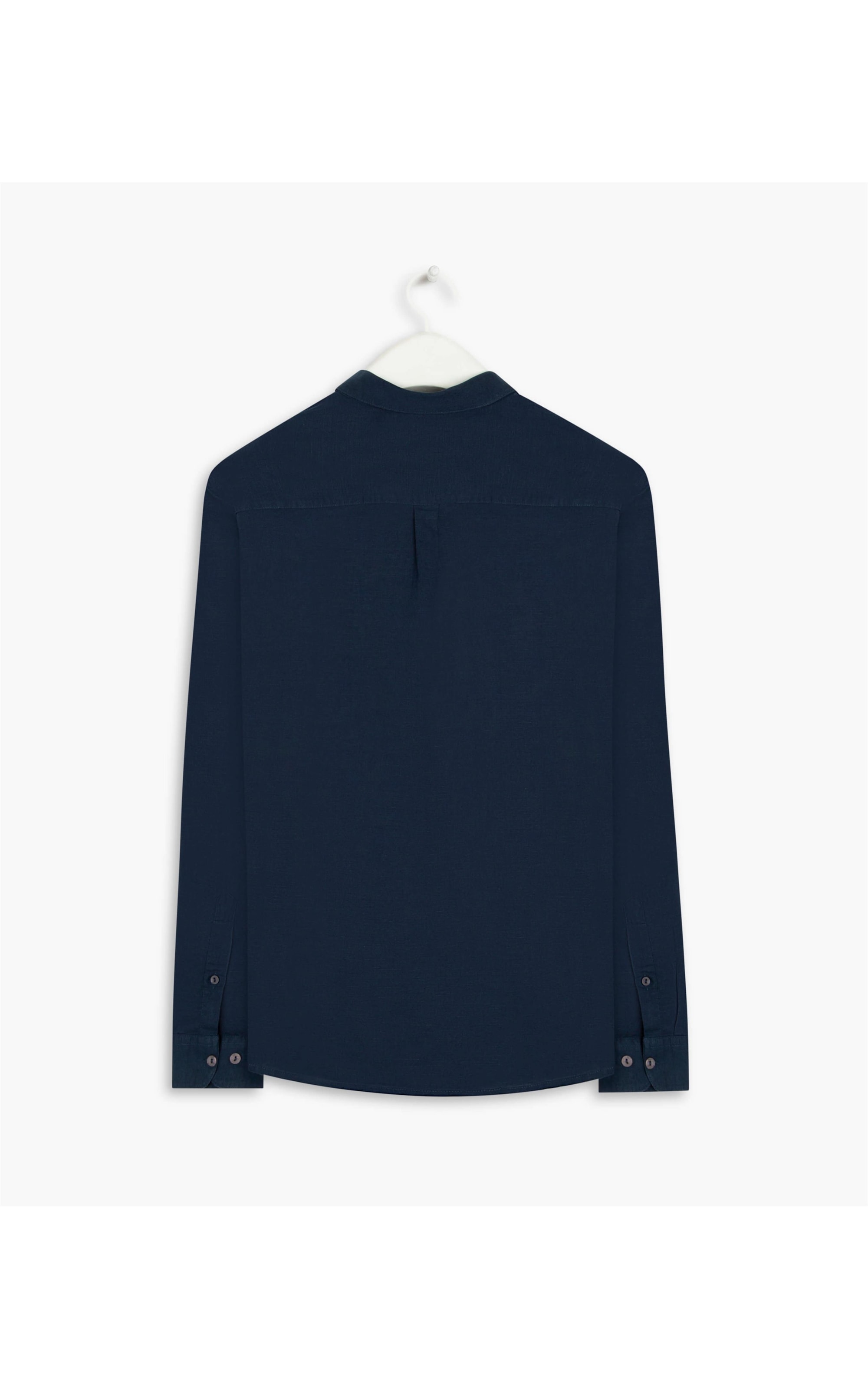Camisa Linho  Telin Uni Ml Marinho