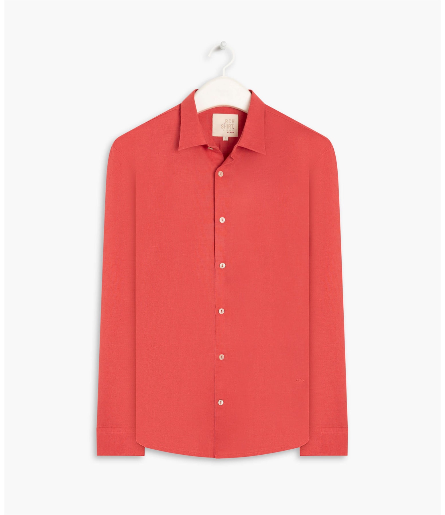Camisa Linho  Telin Uni Ml Melancia