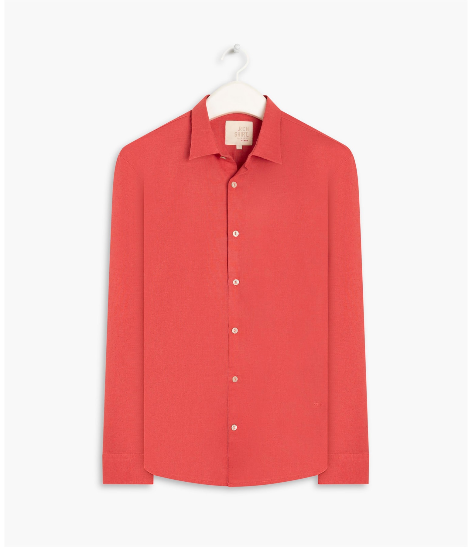 Camisa Linho  Telin Uni Ml Melancia