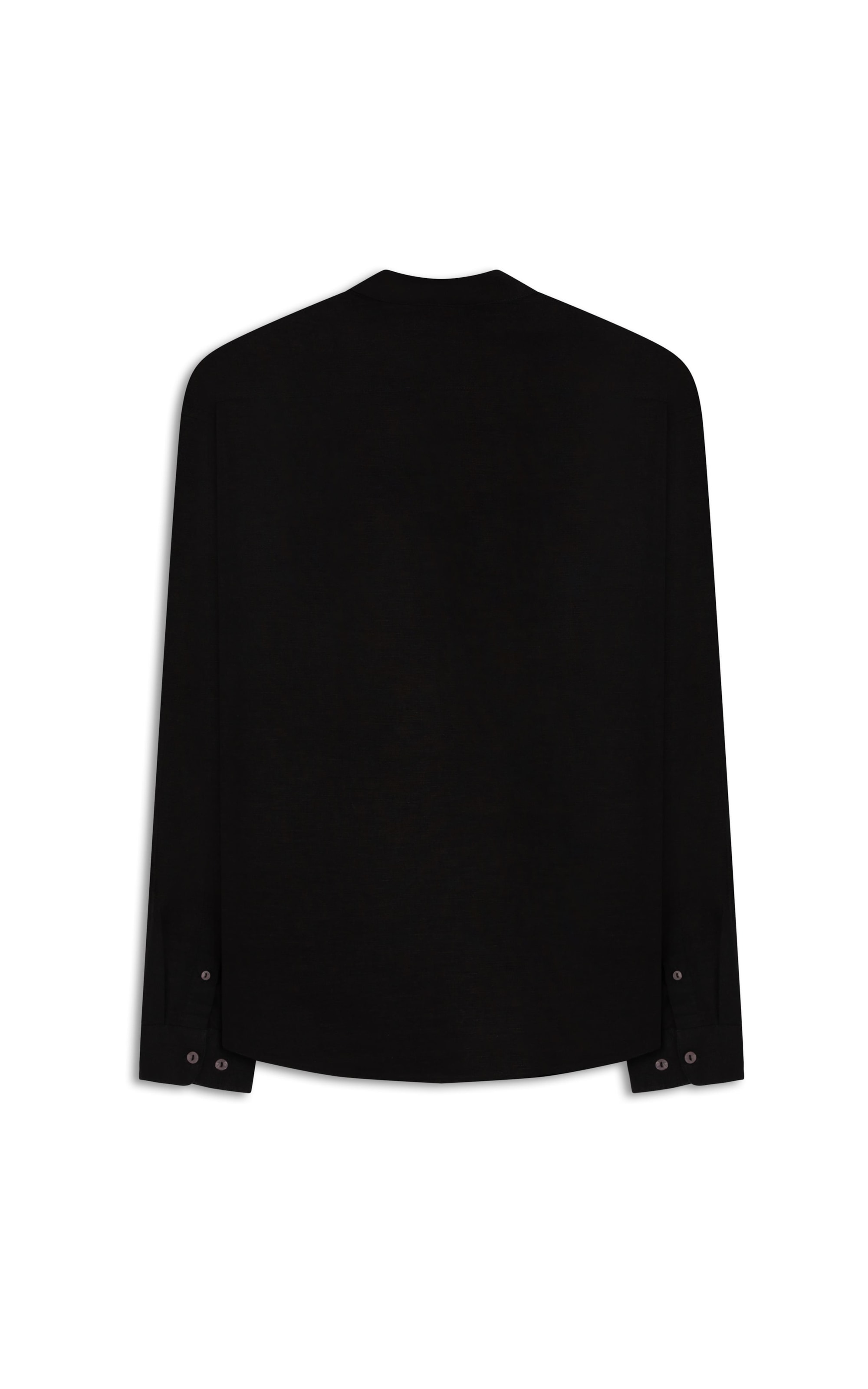 Camisa Linho  Telin Uni Ml Preto