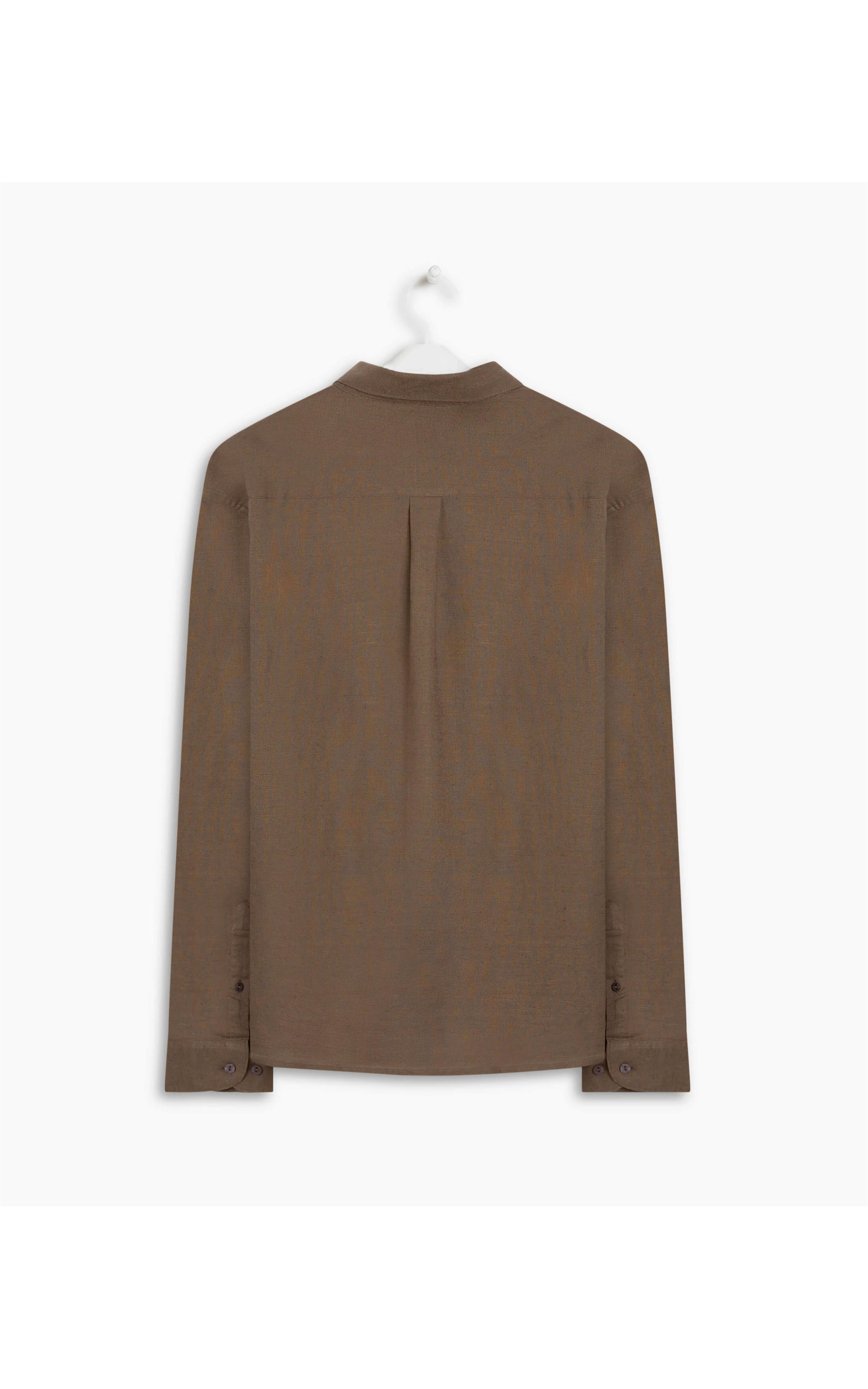 Camisa Linho  Telin Uni Ml Tabaco