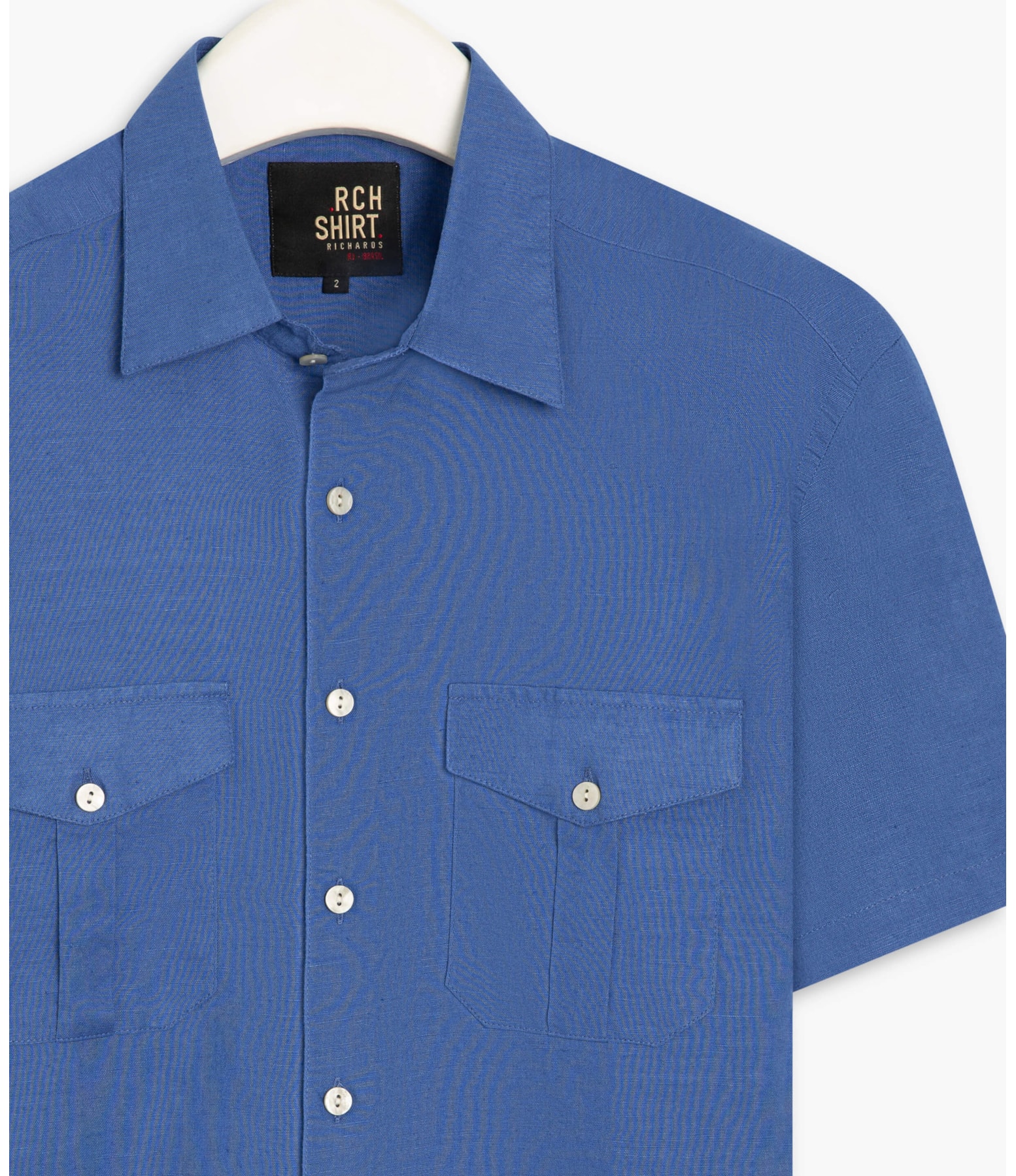 Camisa Linho  Telin Uni Pockets Mc Hortencia