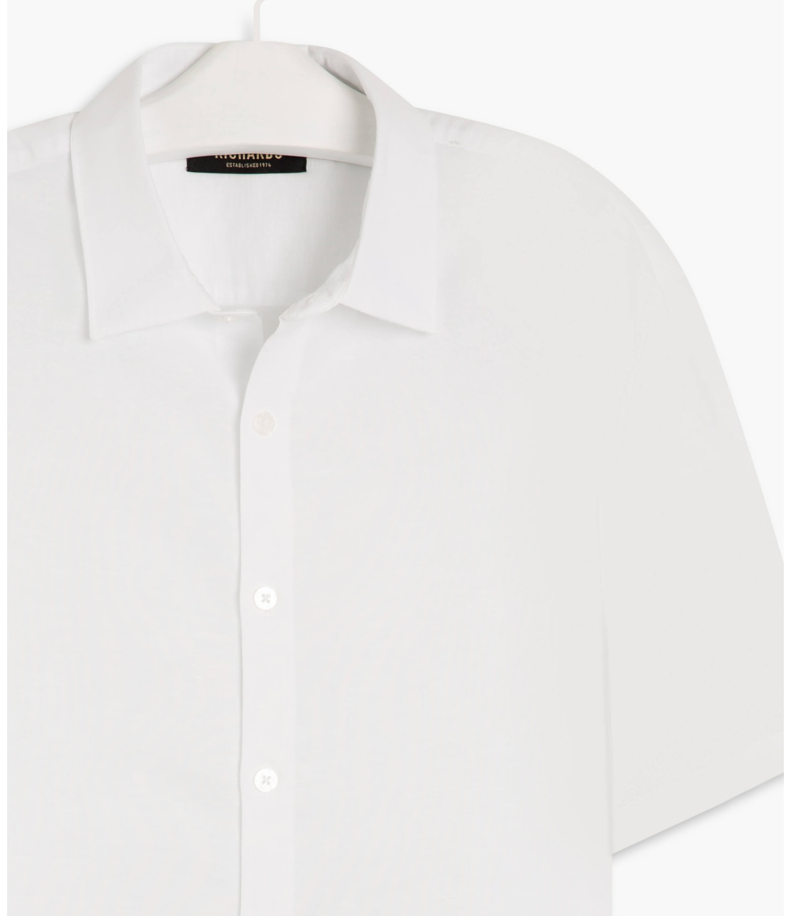 Camisa Linho  Tinturada Branco