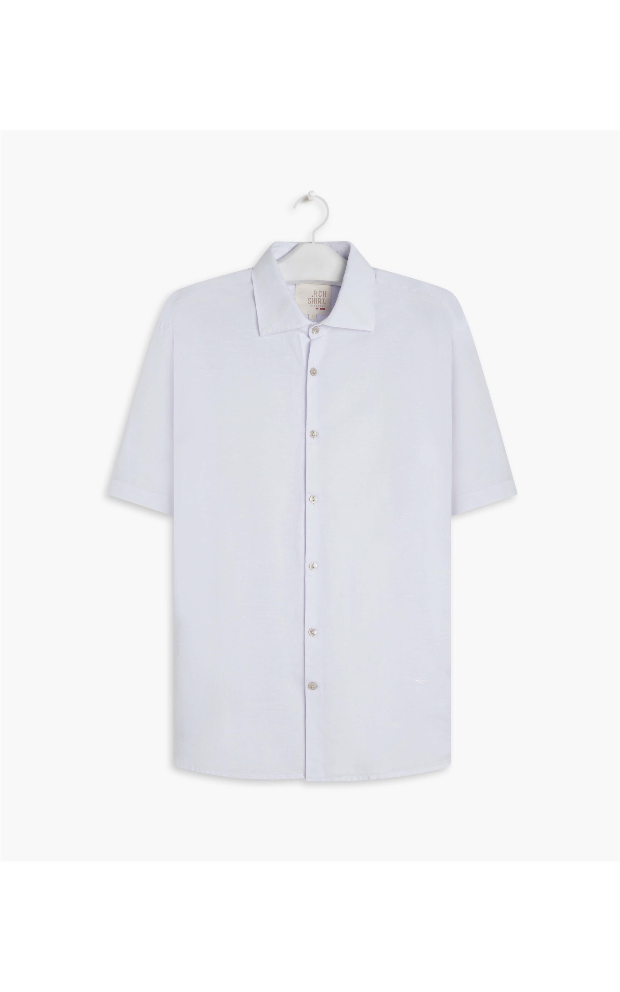 Camisa Linho  Tinturada Branco