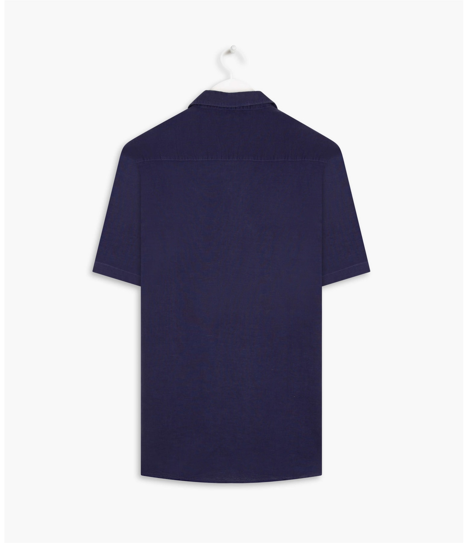 Camisa Linho  Tinturada Dark Navy