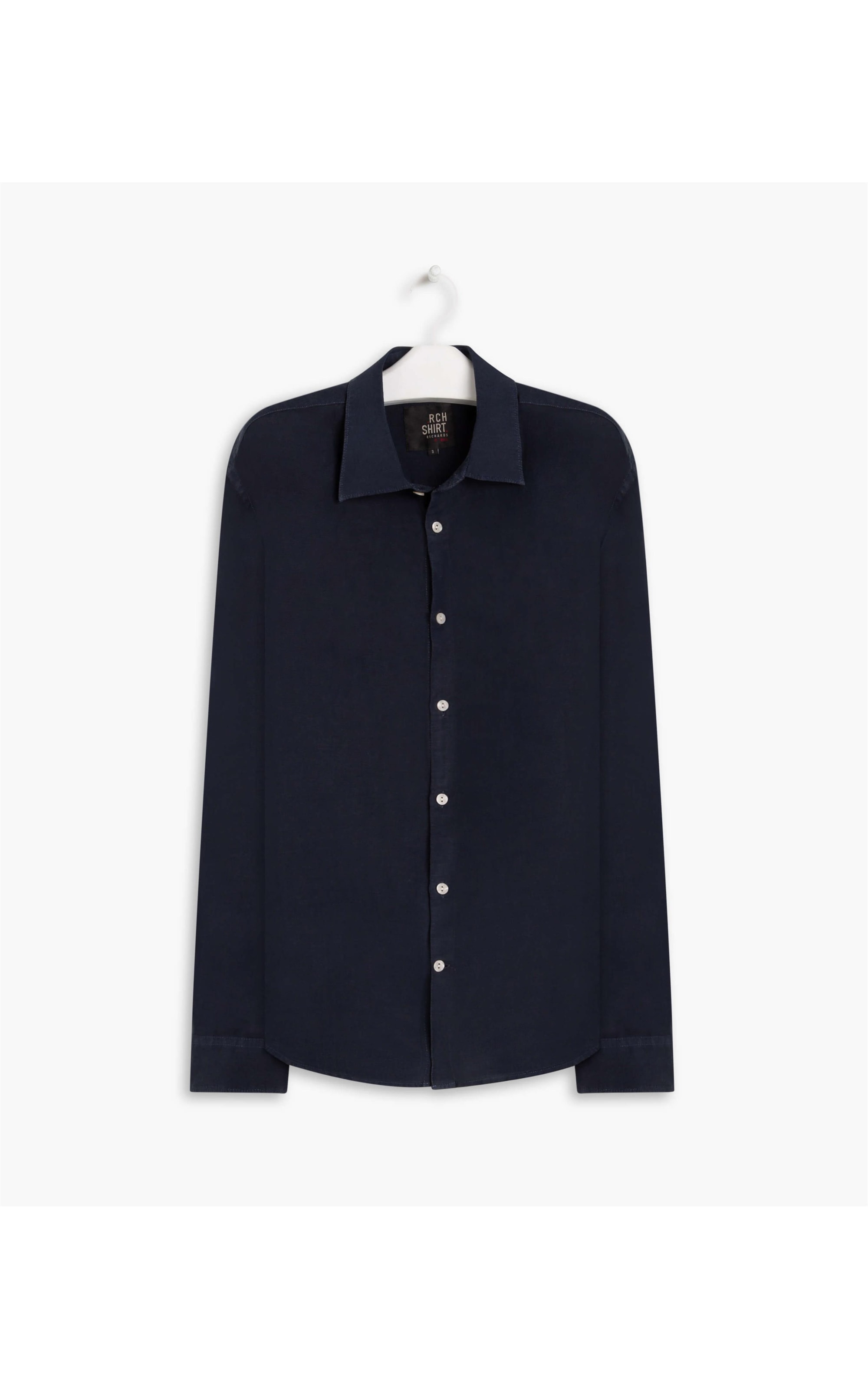 Camisa Linho  Tinturada Grafite