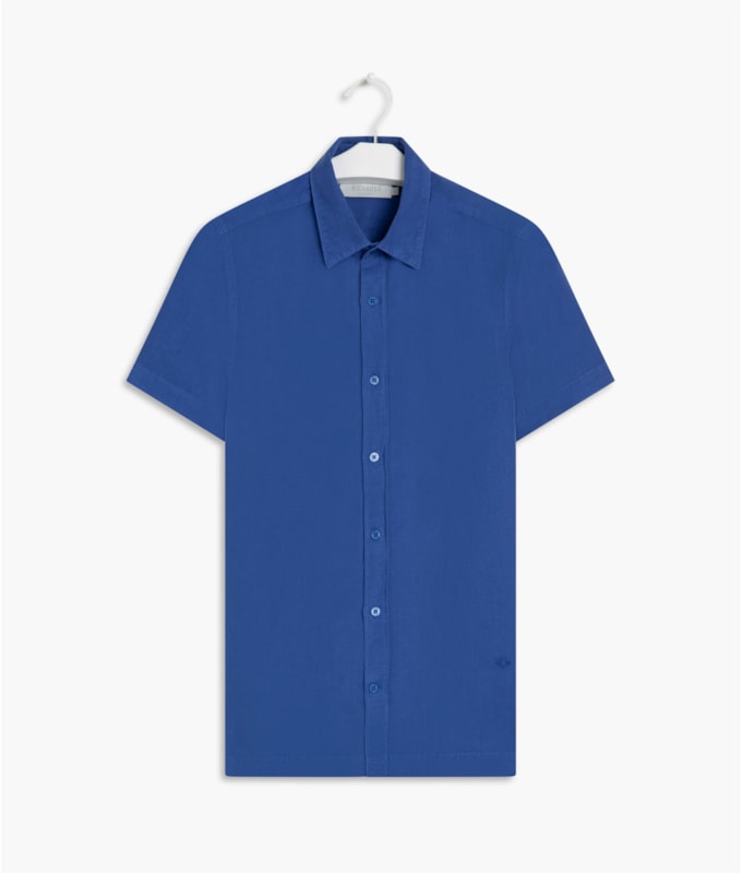 Camisa Linho  Tinturada Hortencia