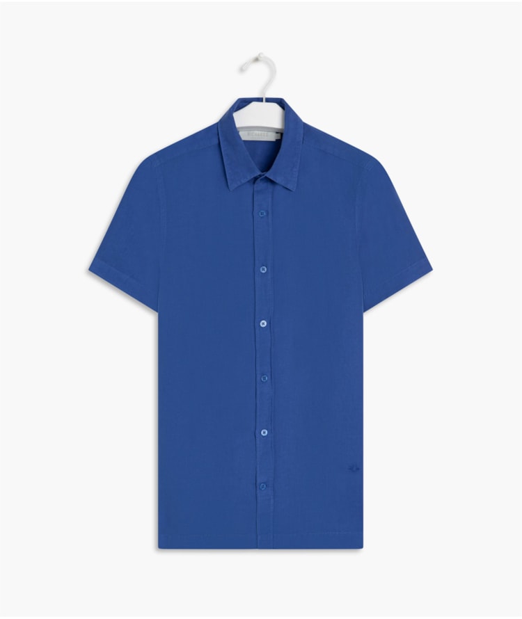Camisa Linho  Tinturada Hortencia