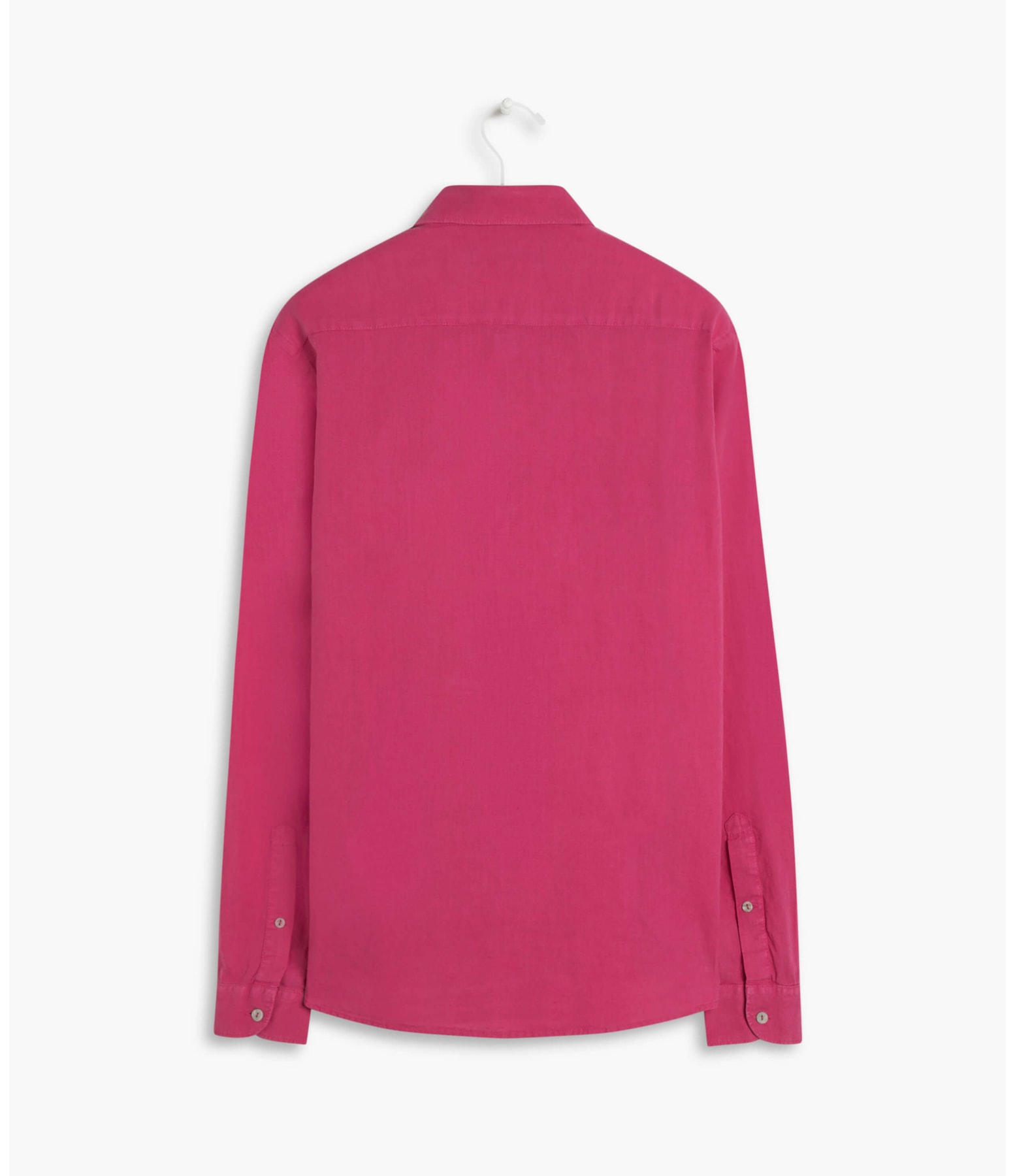 Camisa Linho  Tinturada Lisa Ml Rosa