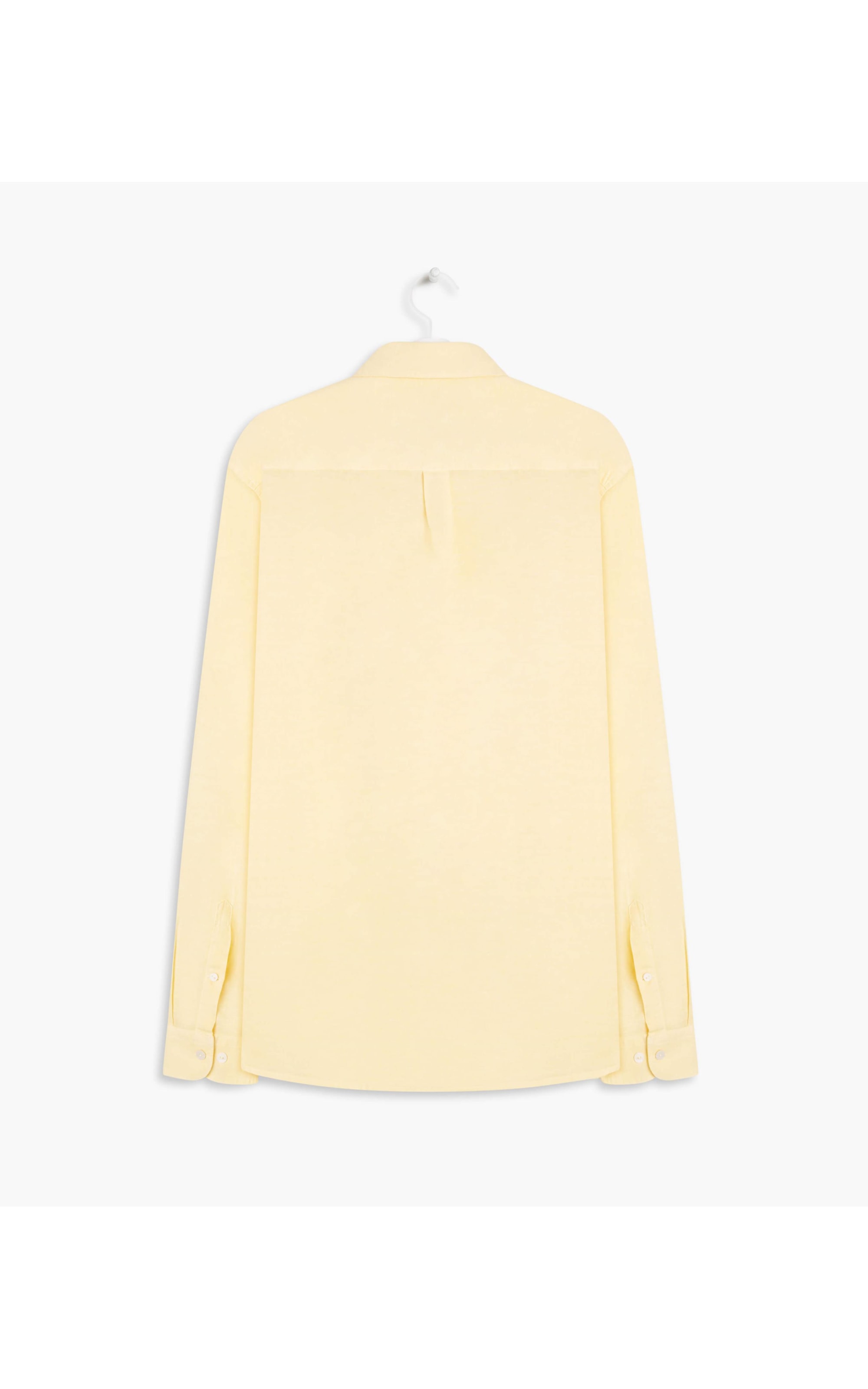 Camisa Linho  Tinturada  Ml Masculino Amarelo Claro