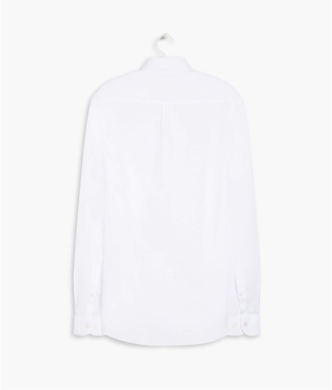 Camisa Linho  Tinturada  Ml Masculino Branco