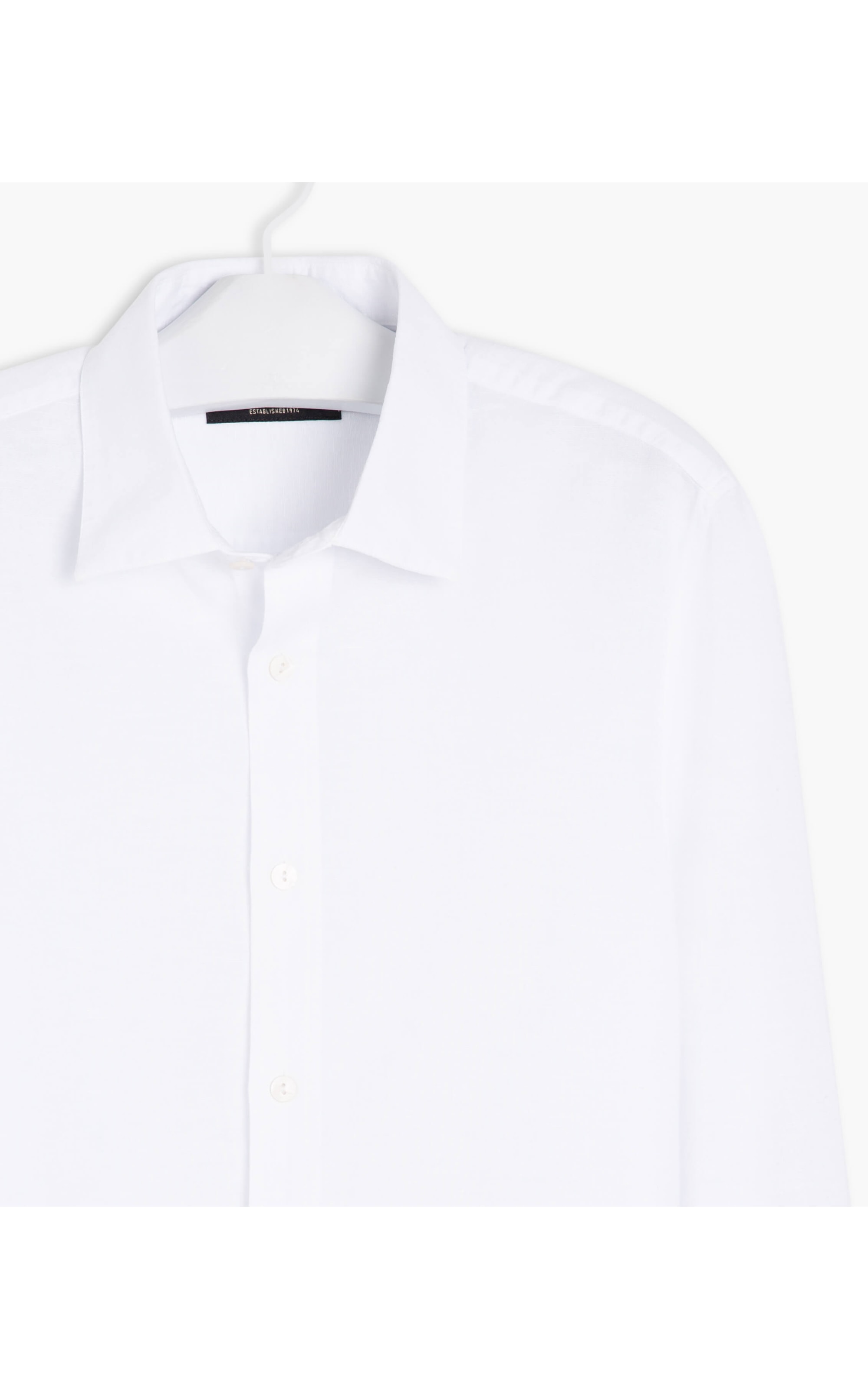 Camisa Linho  Tinturada  Ml Masculino Branco