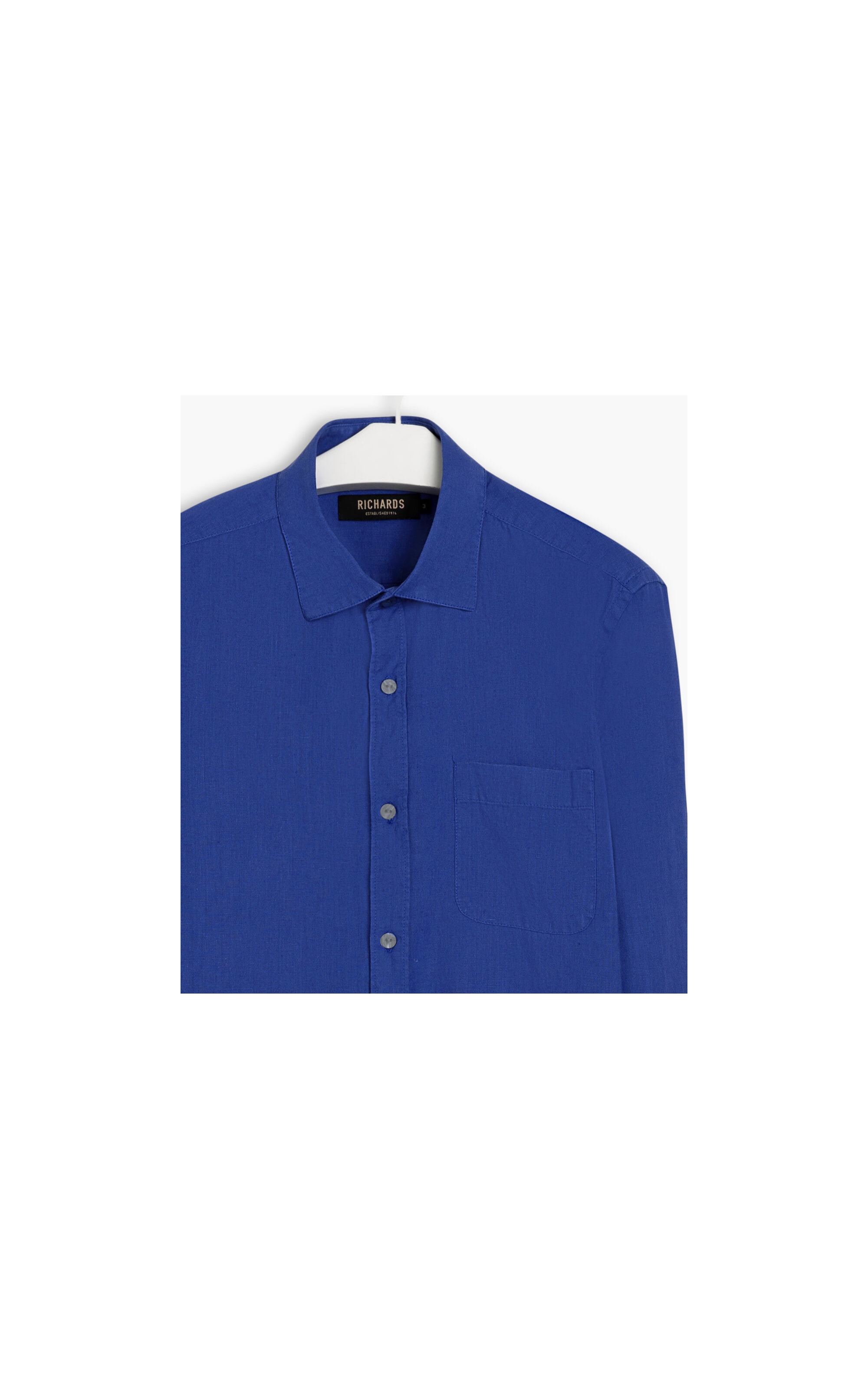 Camisa Linho  Tinturada  Ml Masculino Hortencia