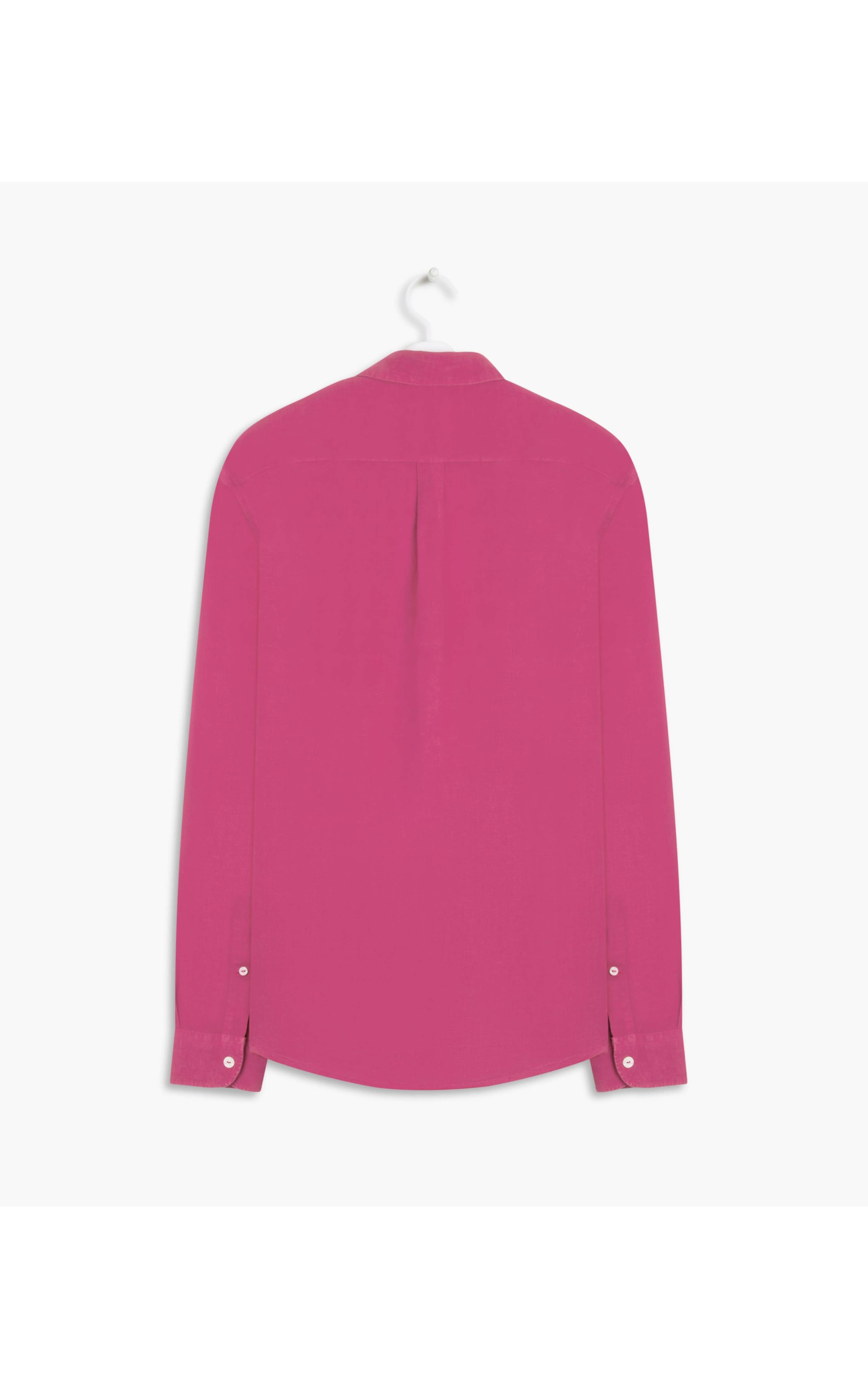 Camisa Linho  Tinturada  Ml Masculino Magenta