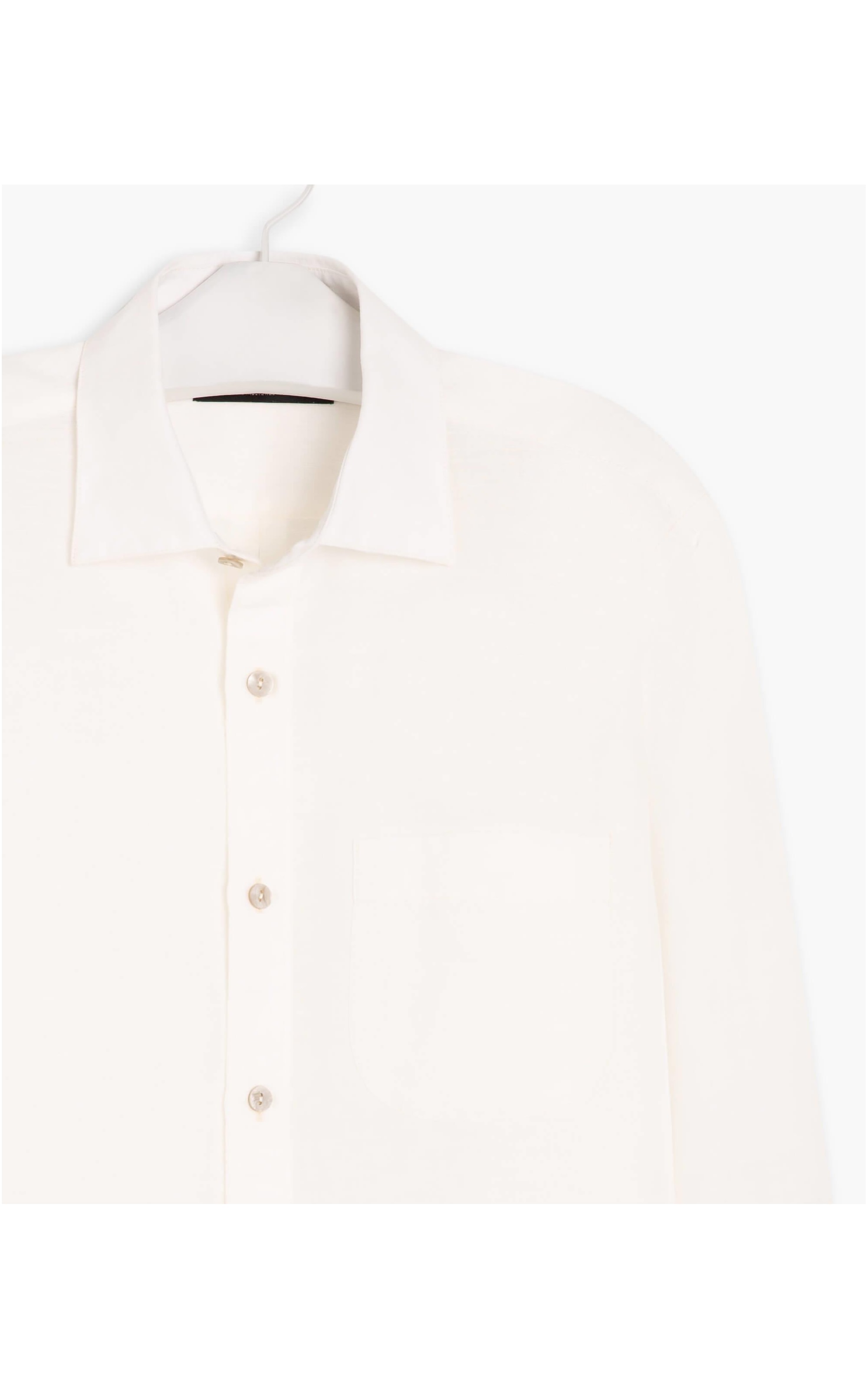 Camisa Linho  Tinturada  Ml Masculino Off White