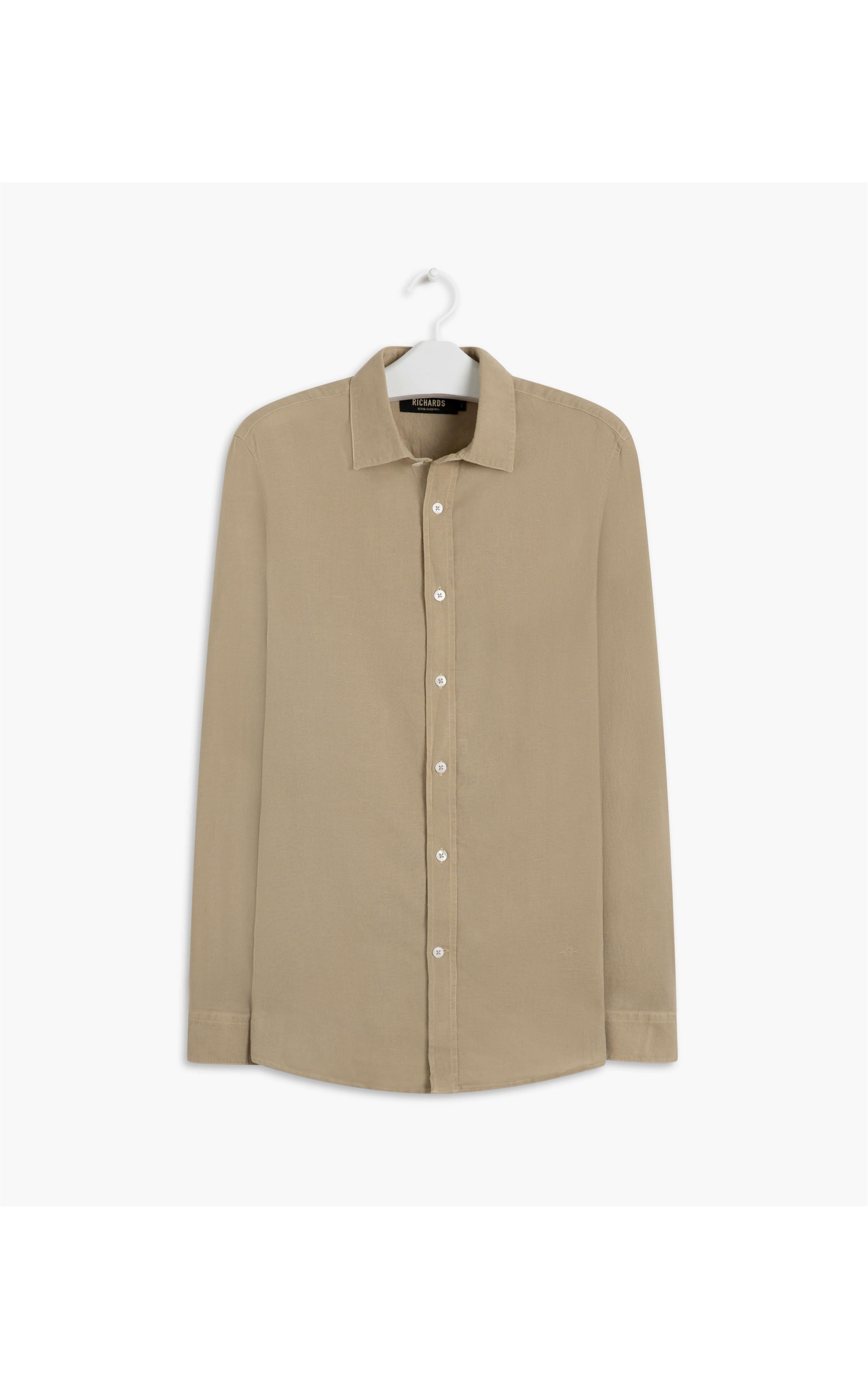 Camisa Linho  Tinturada  Ml Masculino Sandy