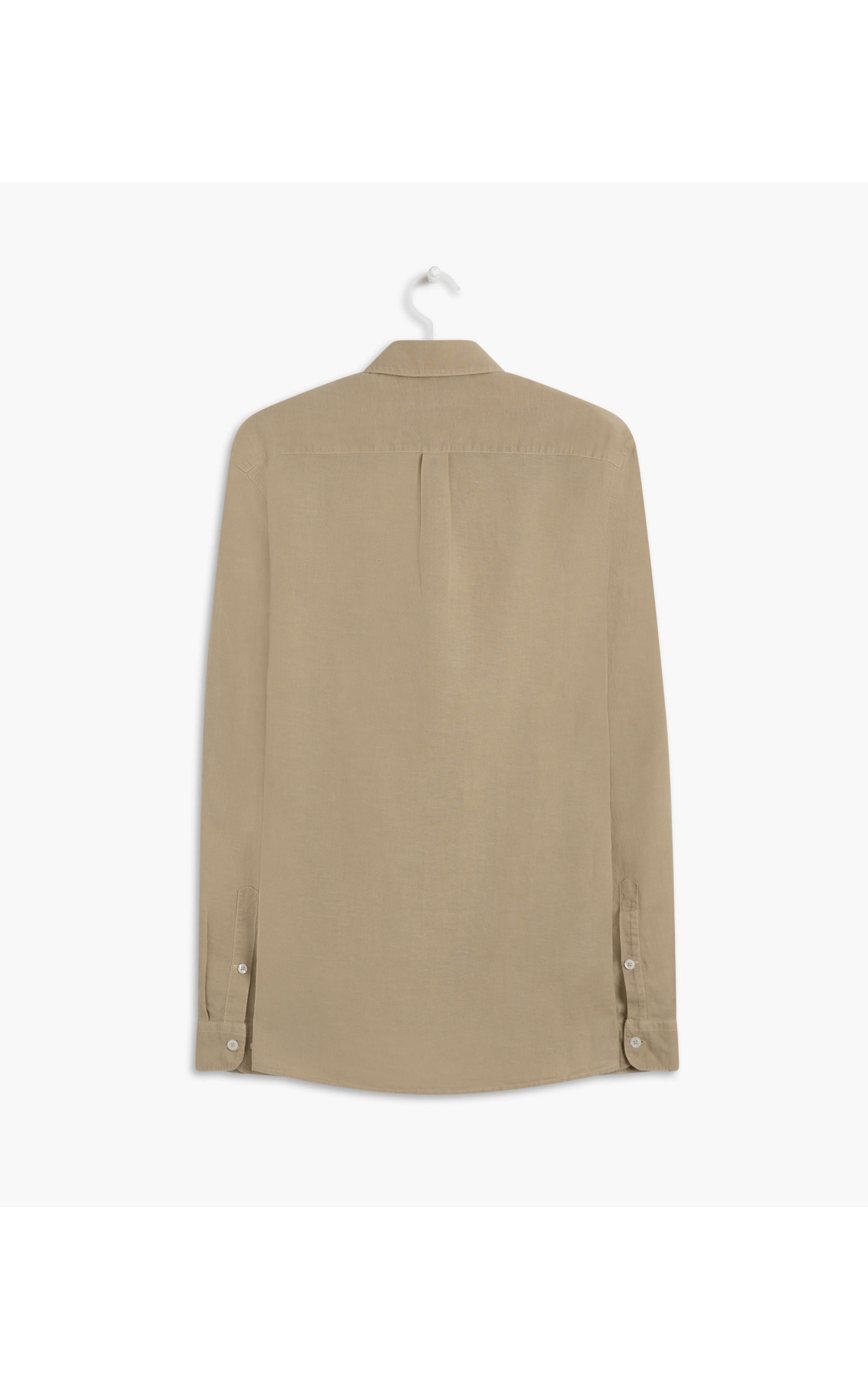 Camisa Linho  Tinturada  Ml Masculino Sandy