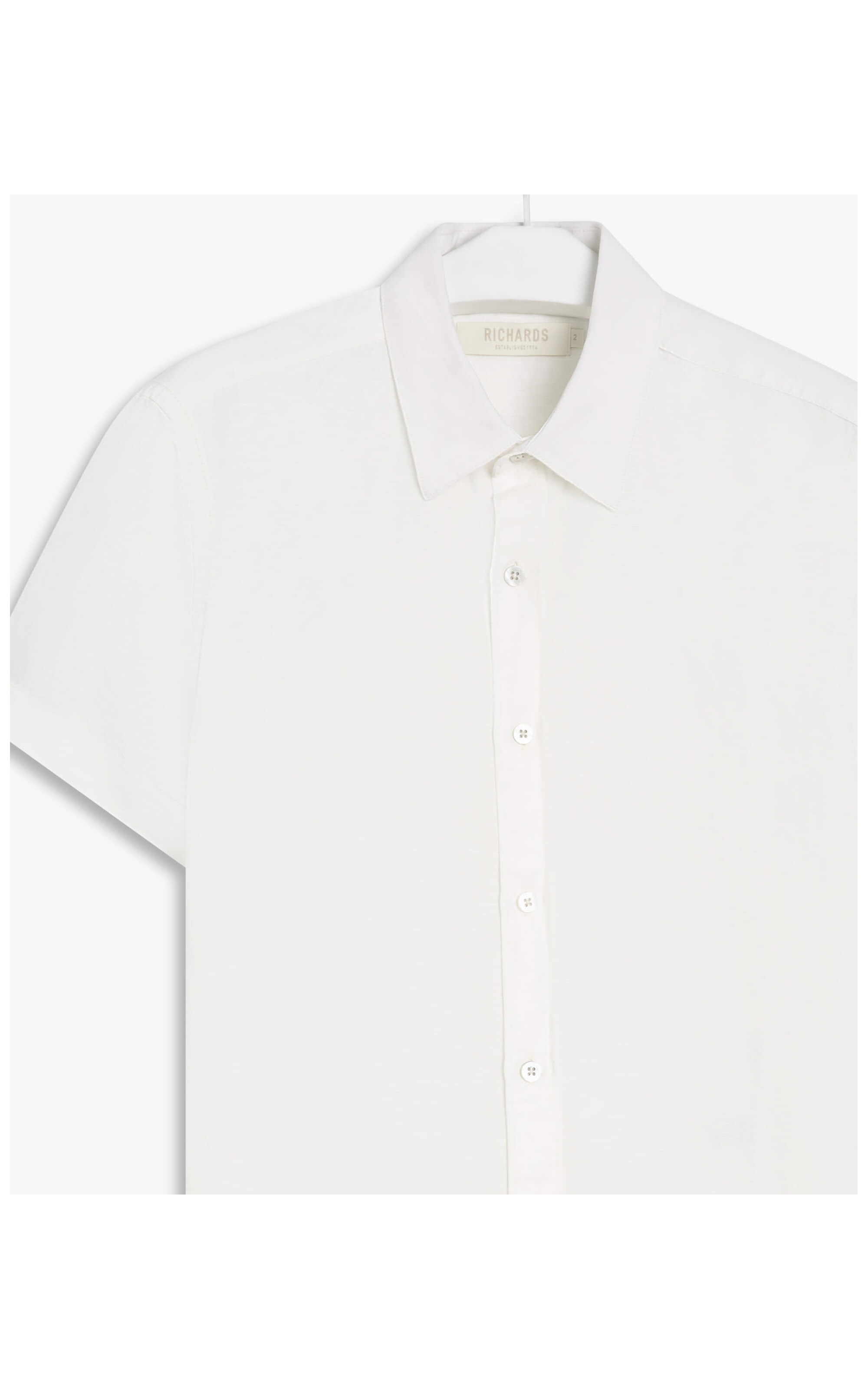 Camisa Linho  Tinturada Off White
