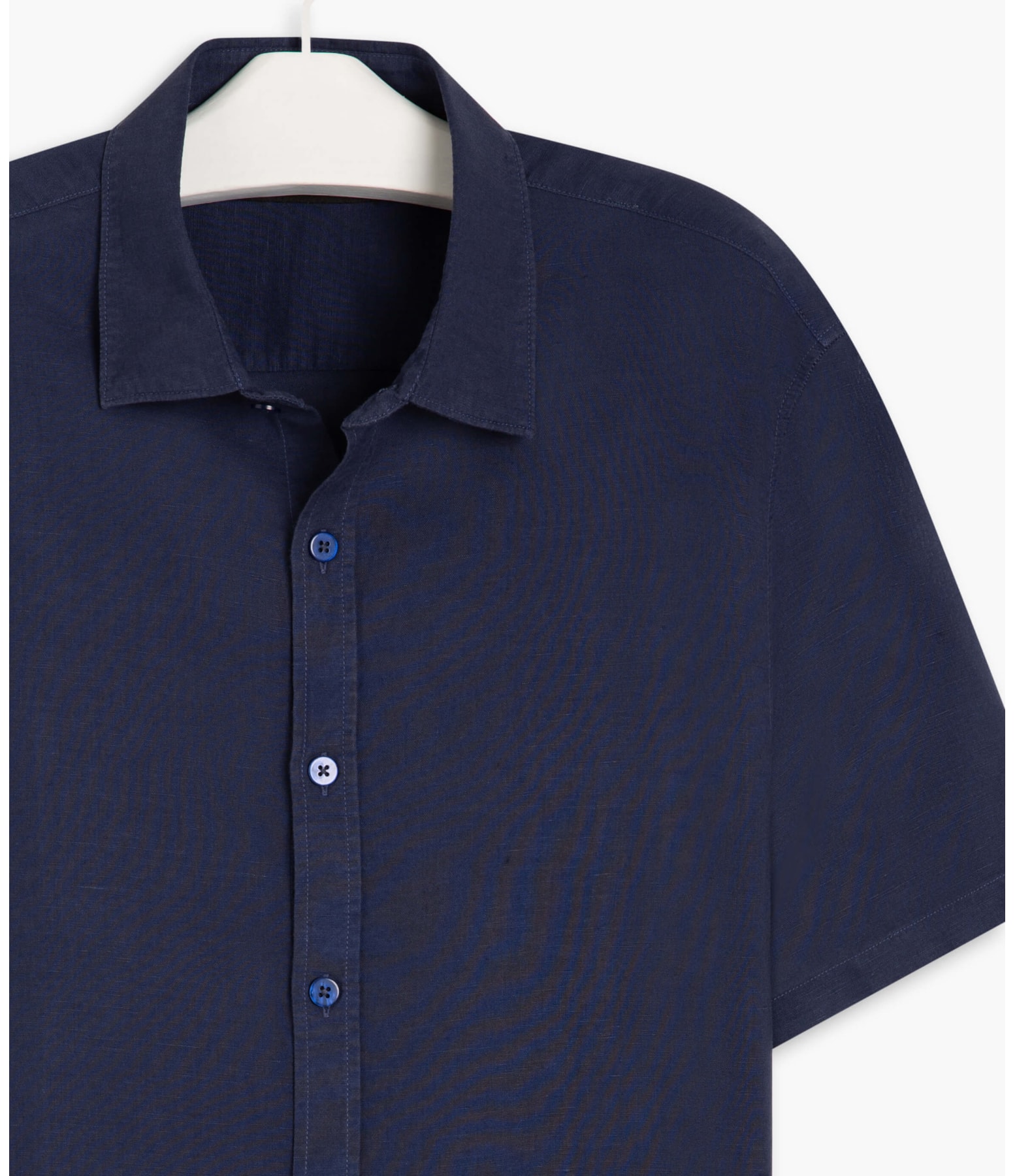 Camisa Linho  Tinturada Old Purple