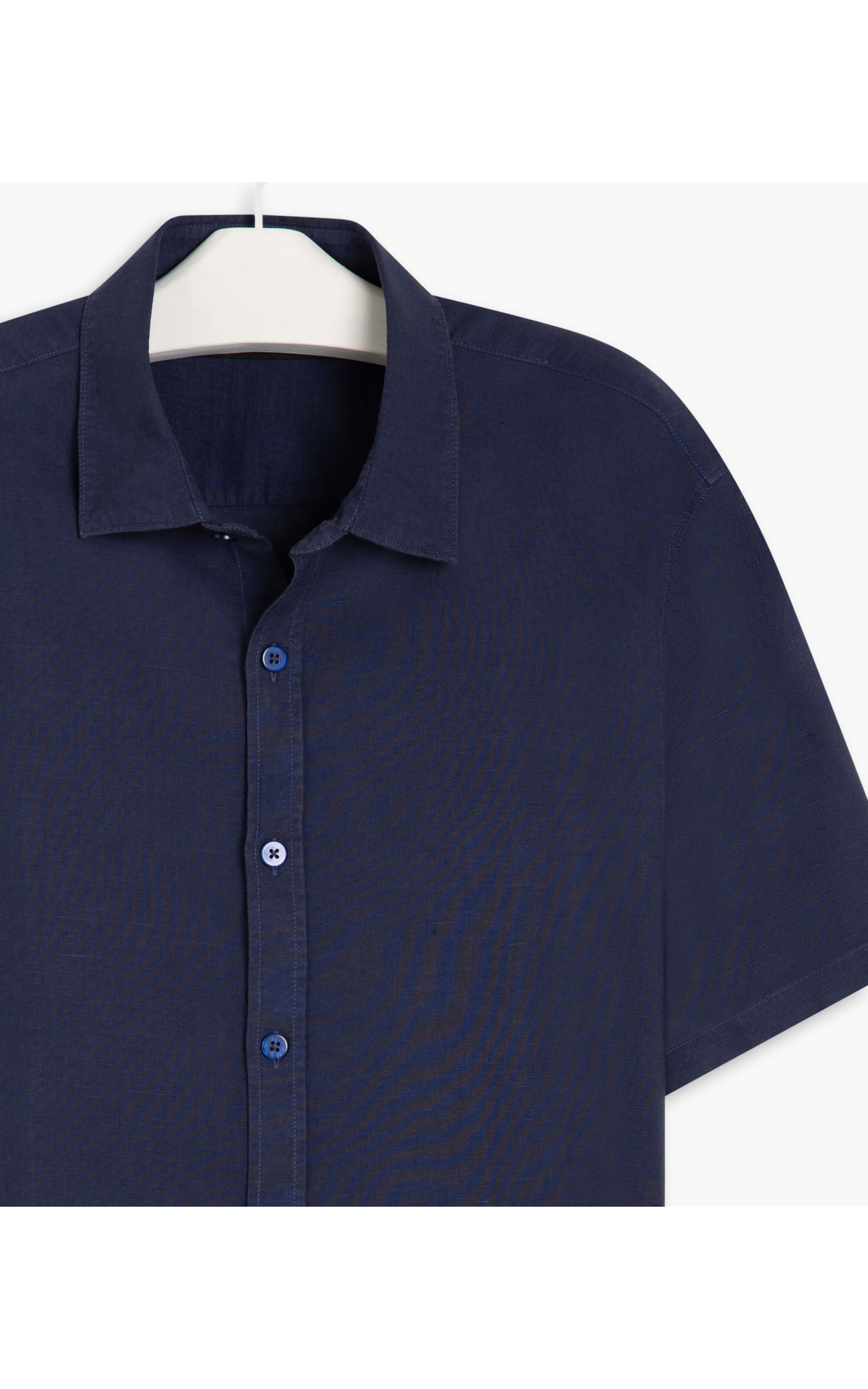 Camisa Linho  Tinturada Old Purple