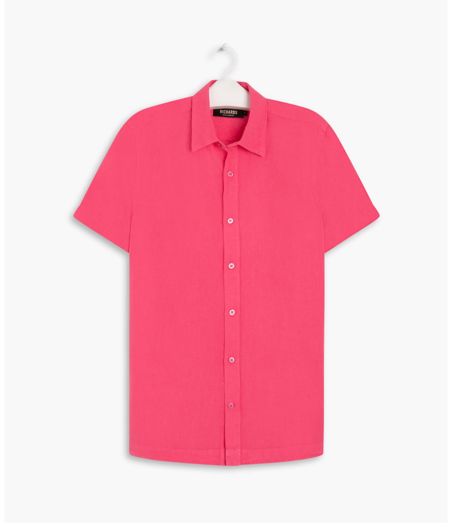 Camisa Linho  Tinturada Pink