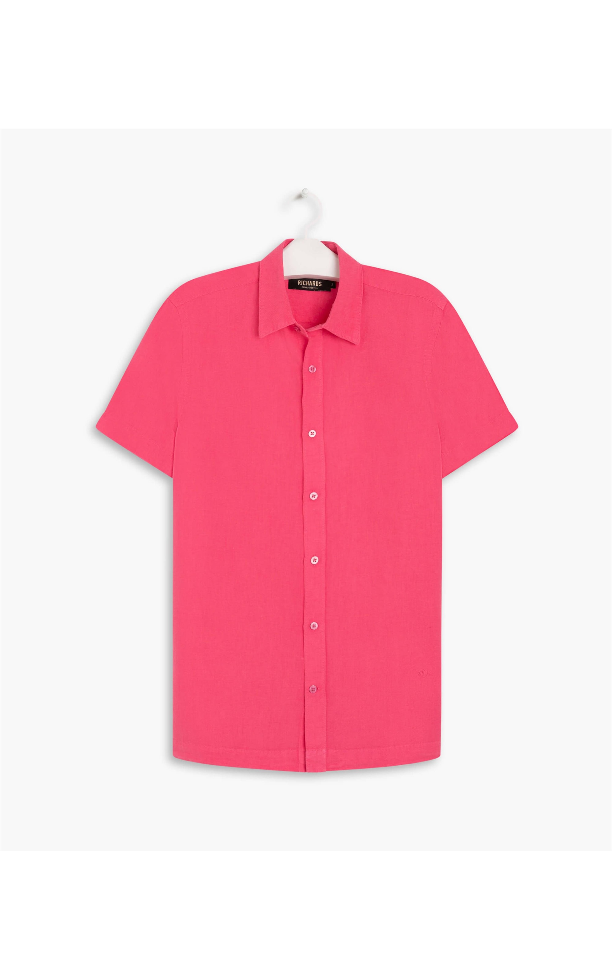 Camisa Linho  Tinturada Pink