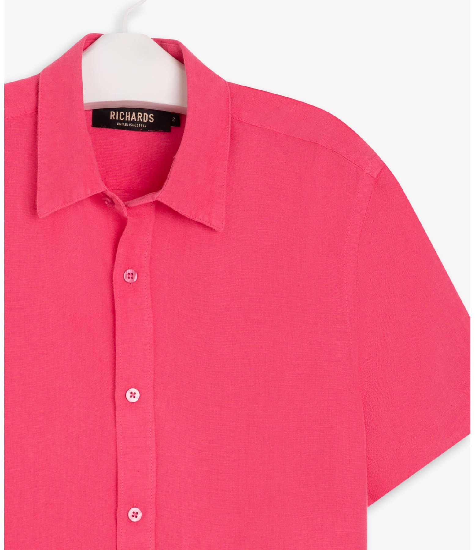 Camisa Linho  Tinturada Pink