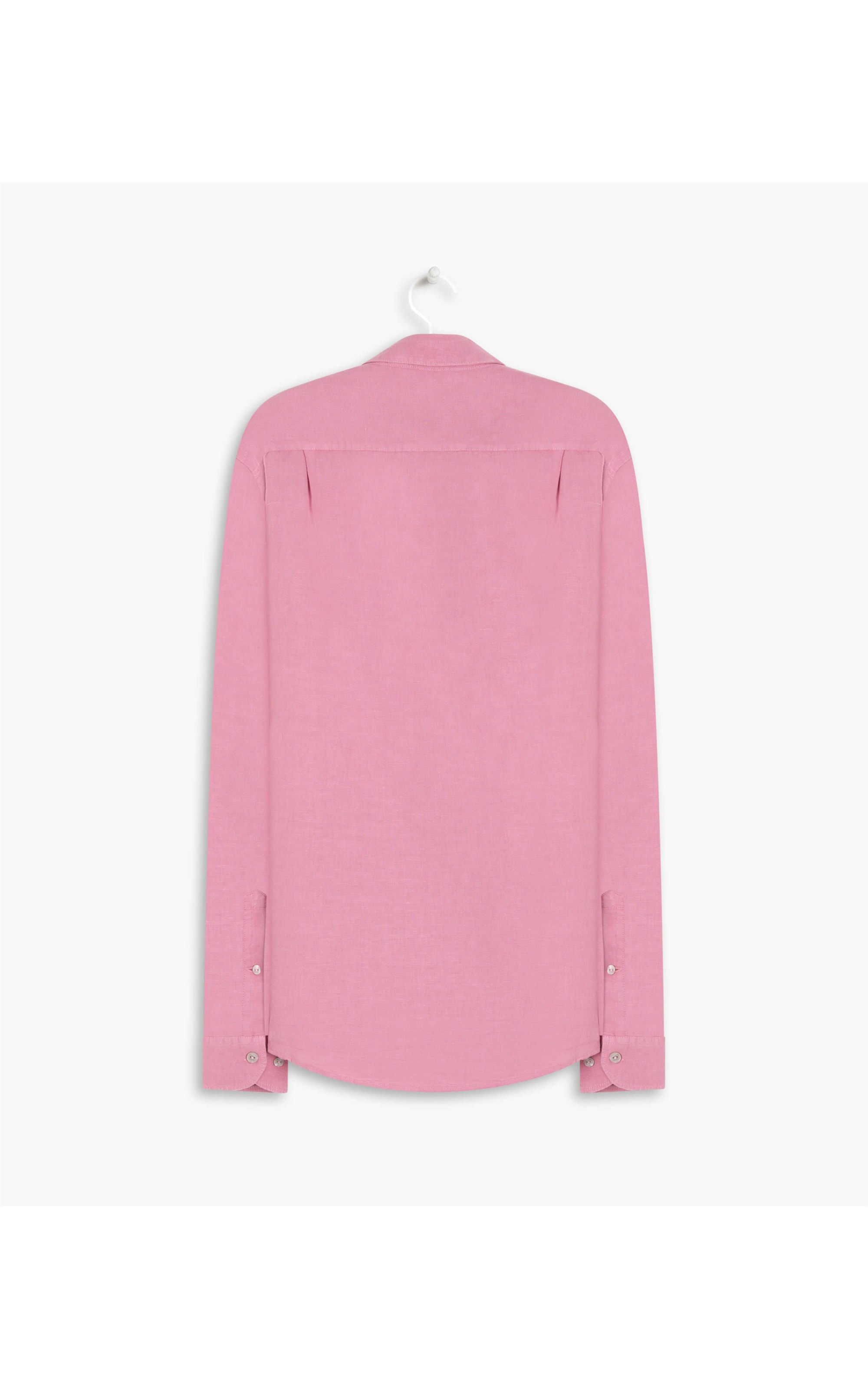 Camisa Linho  Tinturada Rosa Dirty