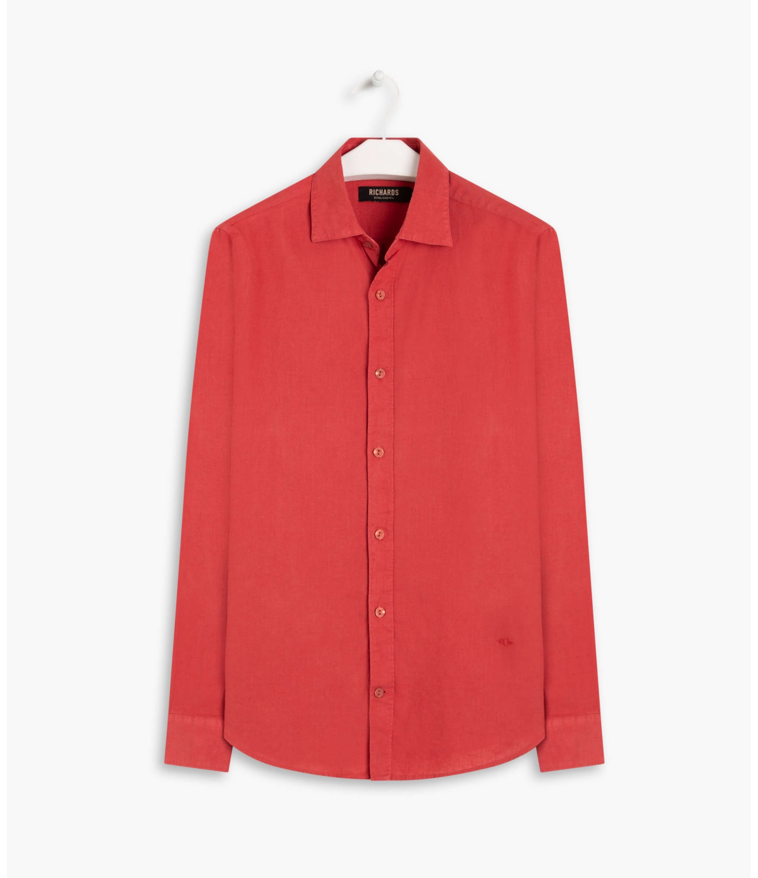 Camisa Linho  Tinturada Telha
