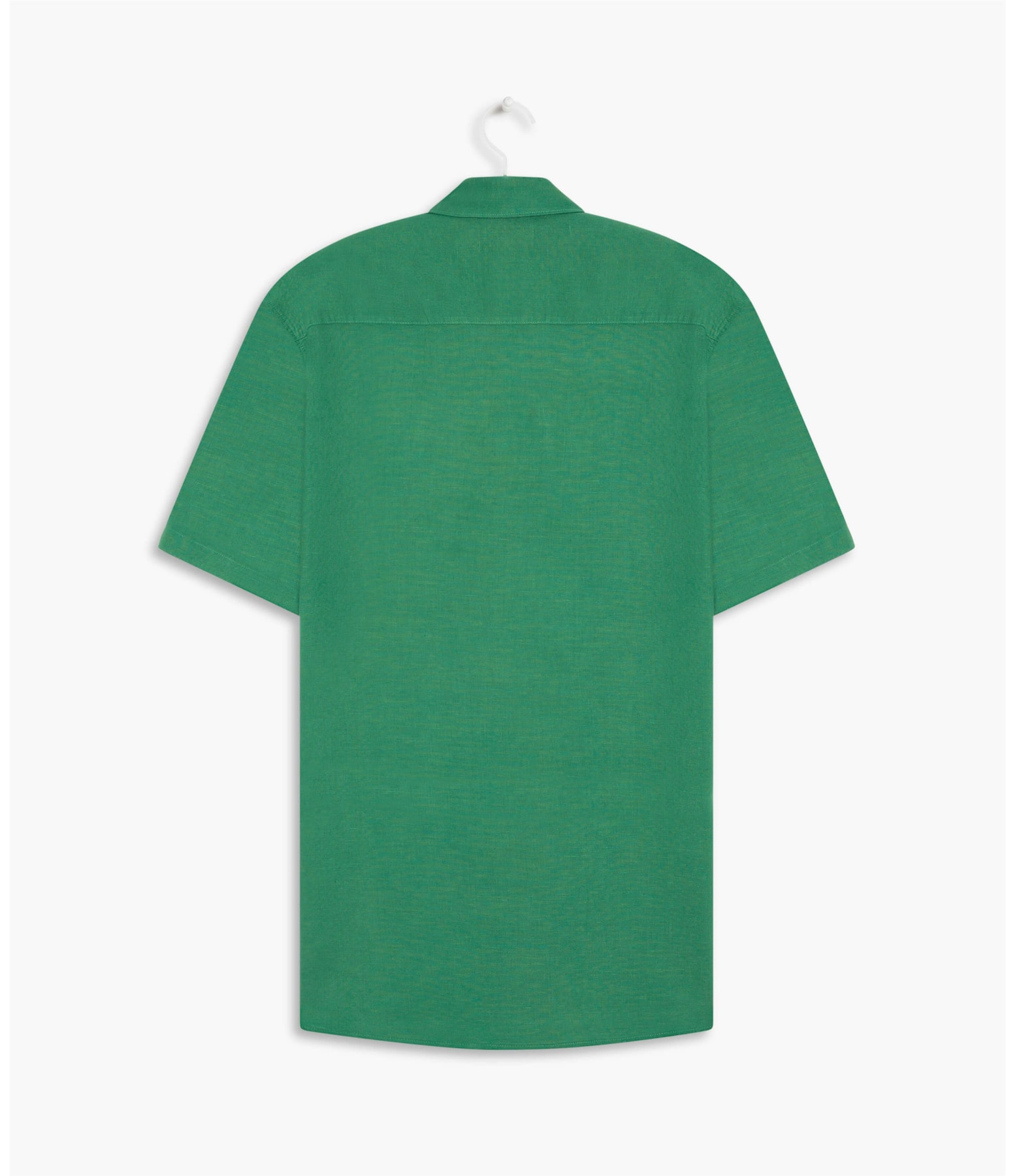 Camisa Linho  Tinturada Verde Bandeira