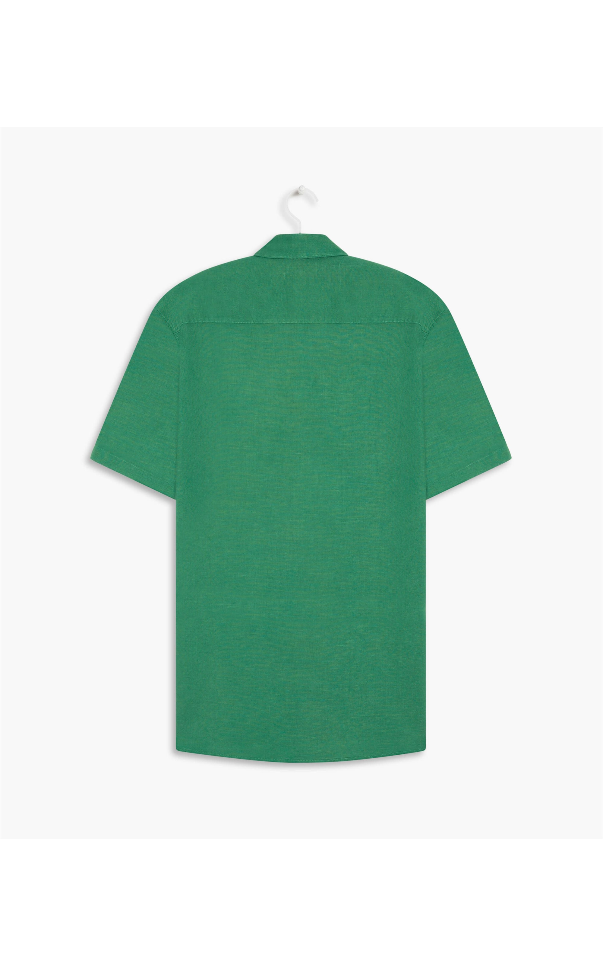 Camisa Linho  Tinturada Verde Bandeira