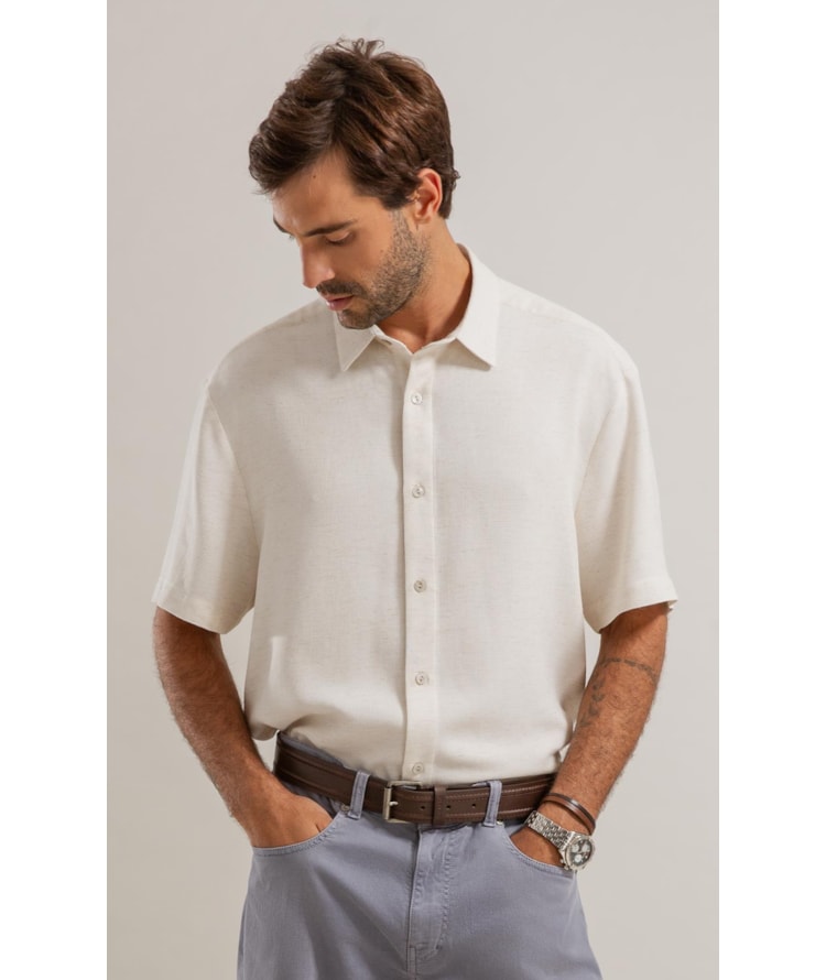 Camisa Linho  Torino Ml Natural