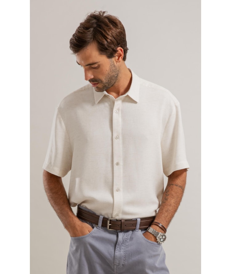 Camisa Linho  Torino Ml Natural
