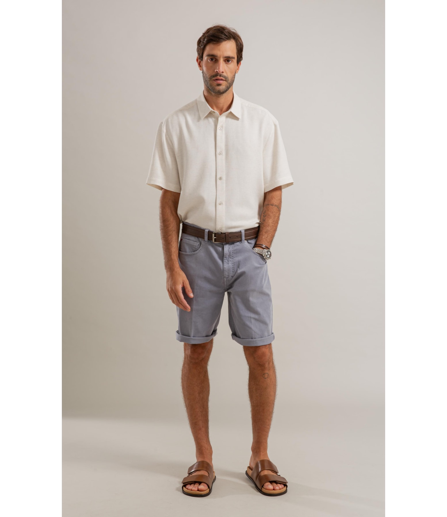 Camisa Linho  Torino Ml Natural