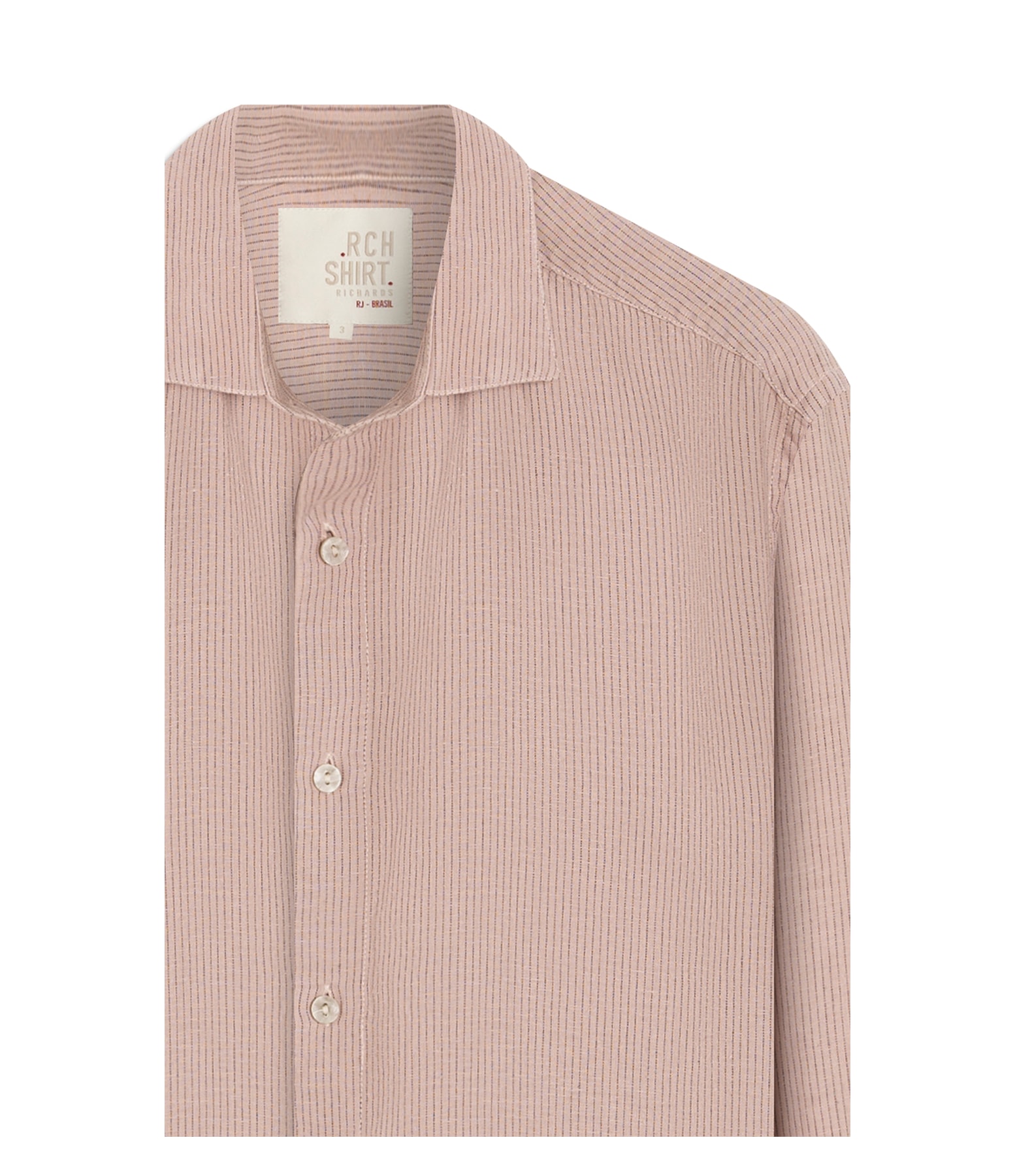 Camisa Linho  Toronto Ml Rosa