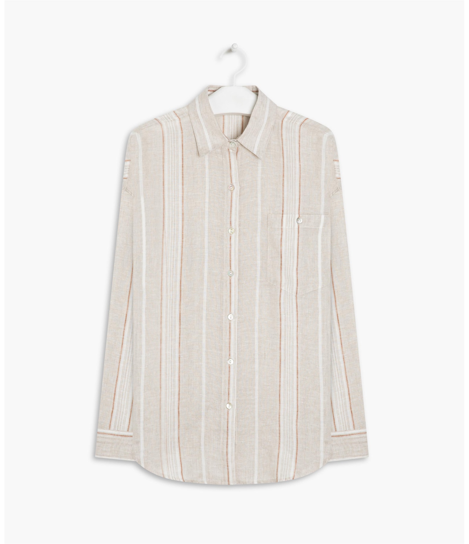 Camisa Linho  Tulipa  Branco