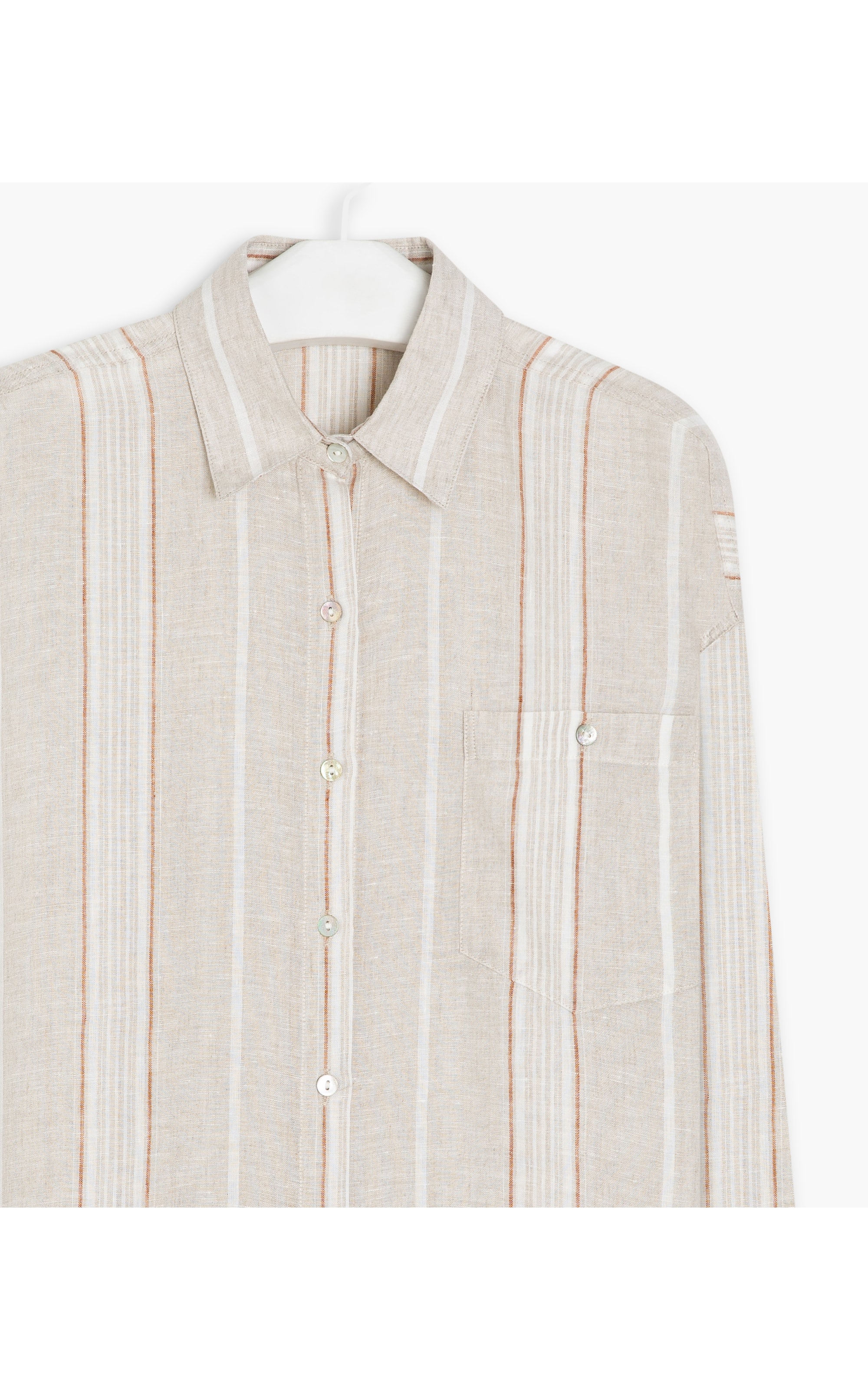 Camisa Linho  Tulipa  Branco